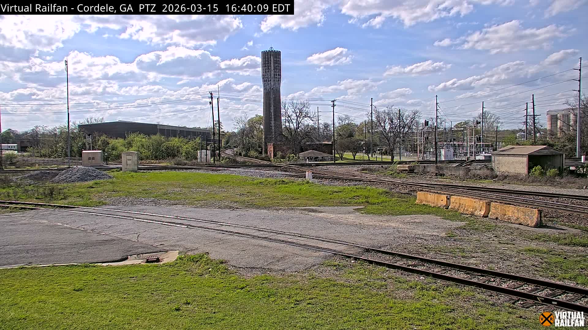 Cordele Railway Park &  CSX/NS&NOG Trains Junction Live Cam - Cordele, Crisp, Georgia, USA