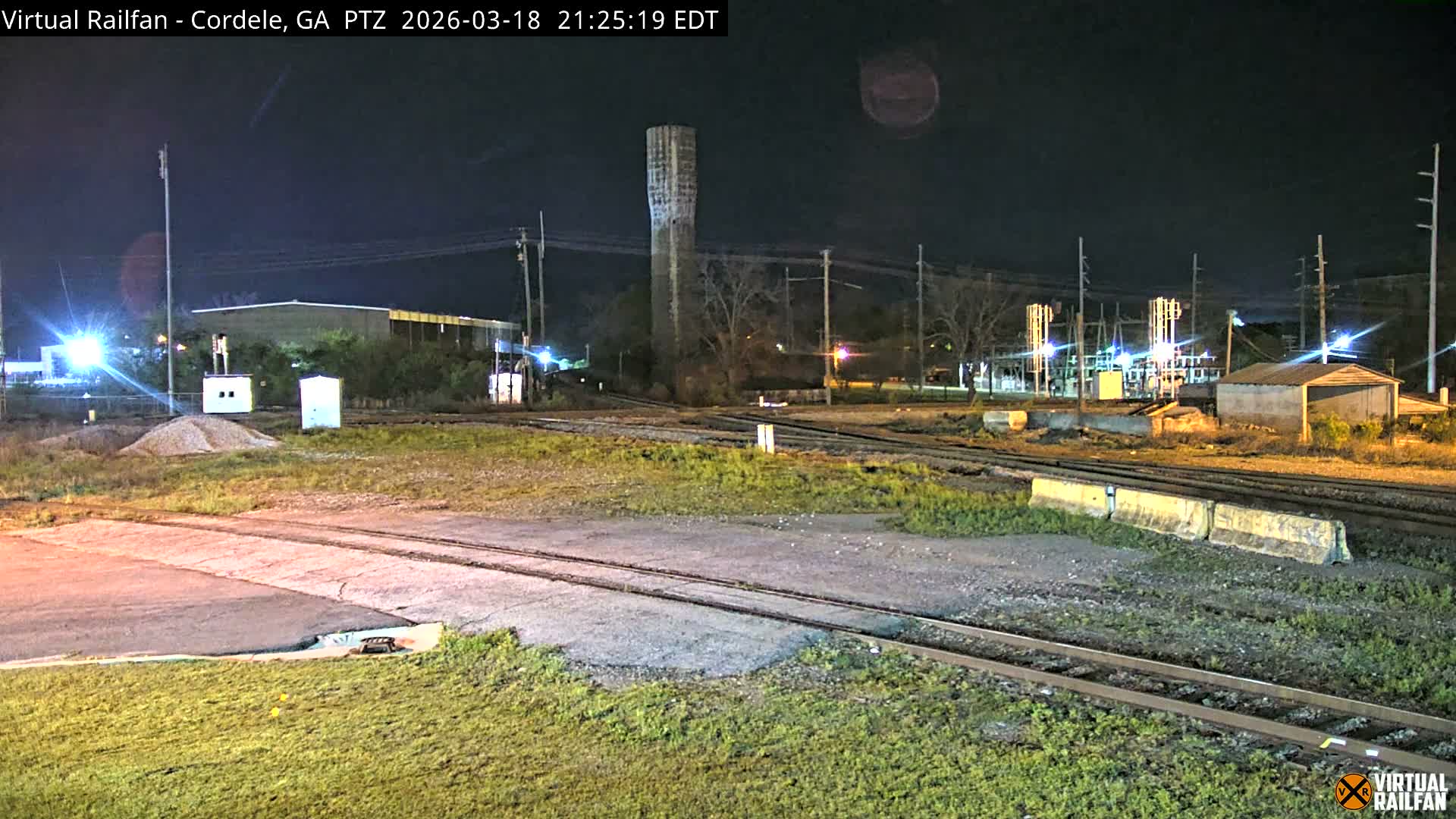 Cordele Railway Park &  CSX/NS&NOG Trains Junction Live Cam - Cordele, Crisp, Georgia, USA