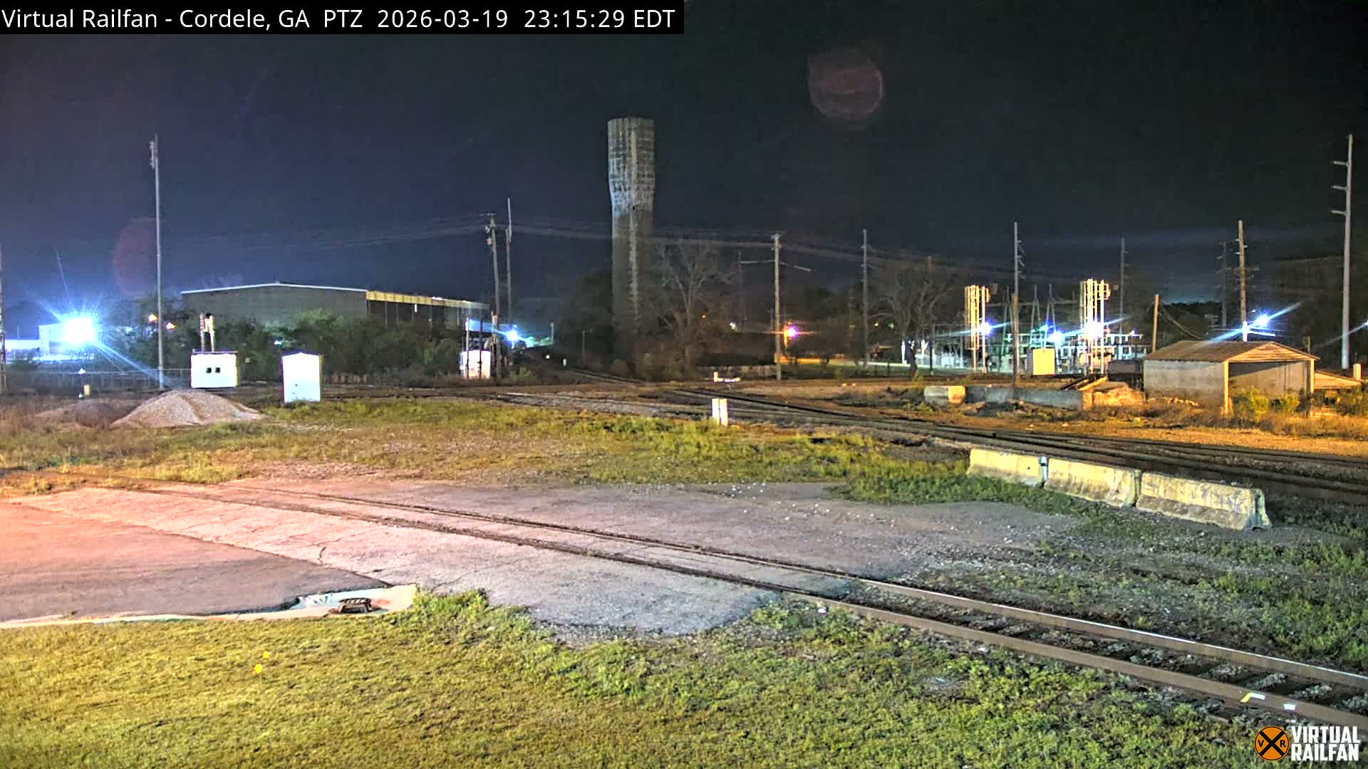 Cordele Railway Park &  CSX/NS&NOG Trains Junction Live Cam - Cordele, Crisp, Georgia, USA