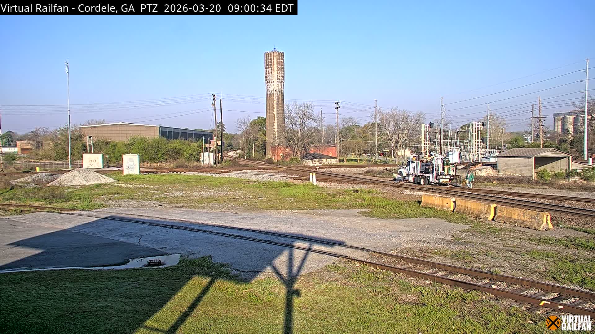 Cordele Railway Park &  CSX/NS&NOG Trains Junction Live Cam - Cordele, Crisp, Georgia, USA