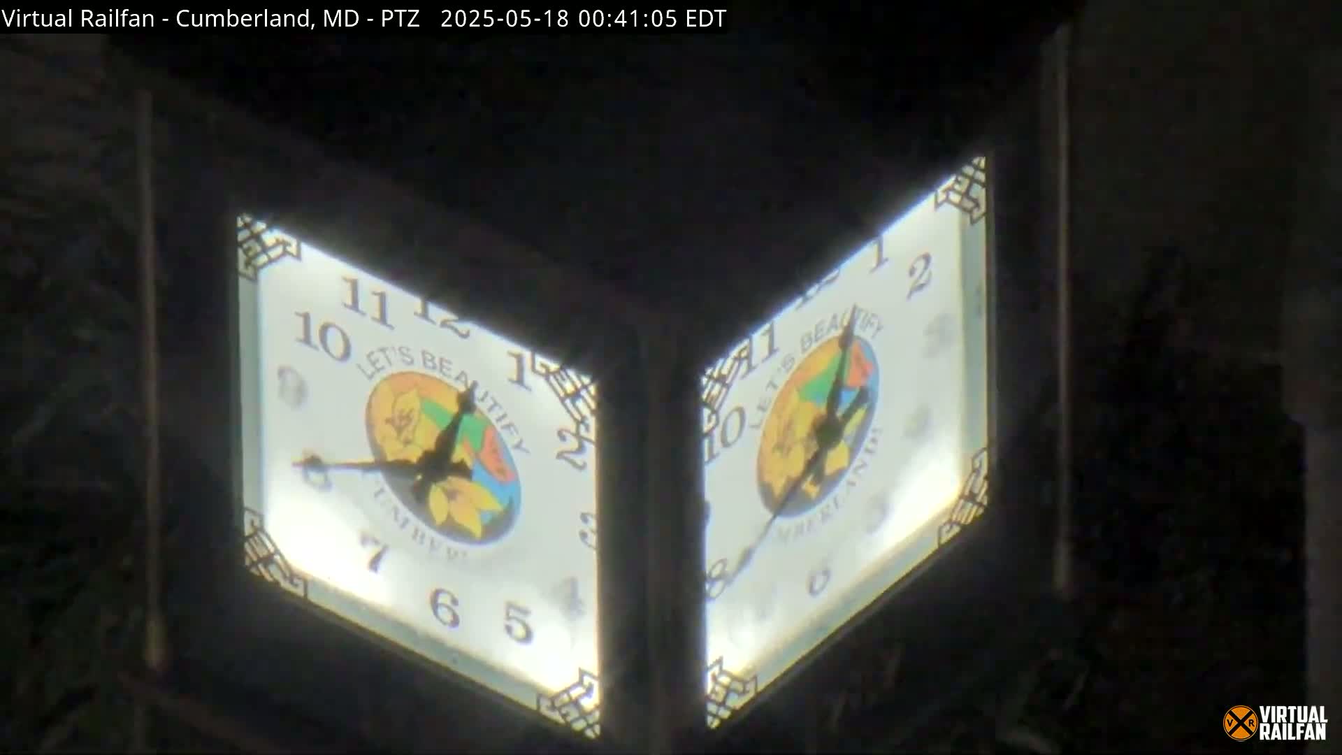 Cumberland City & , Cumberland Western Maryland Railway Station Live Cam - Cumberland, Allegany, Maryland, USA 