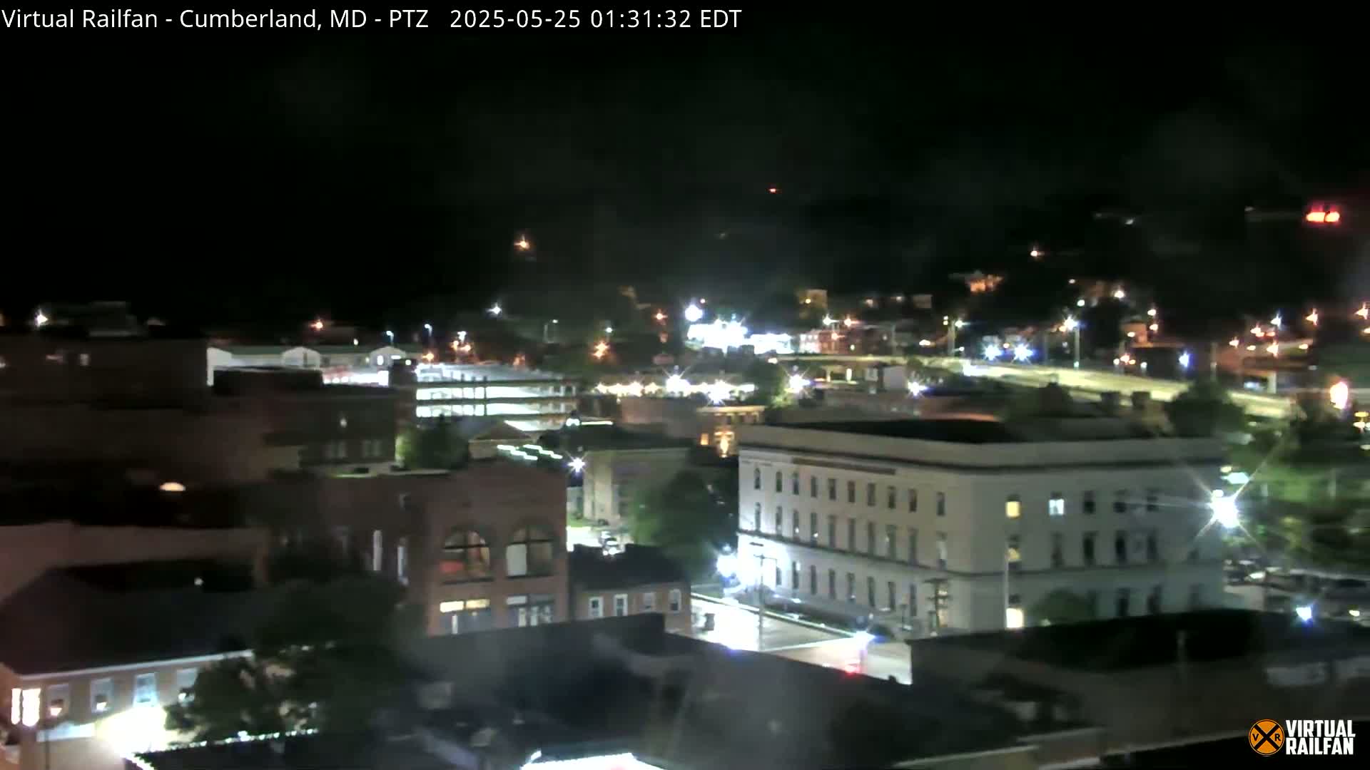 Cumberland City & , Cumberland Western Maryland Railway Station Live Cam - Cumberland, Allegany, Maryland, USA 