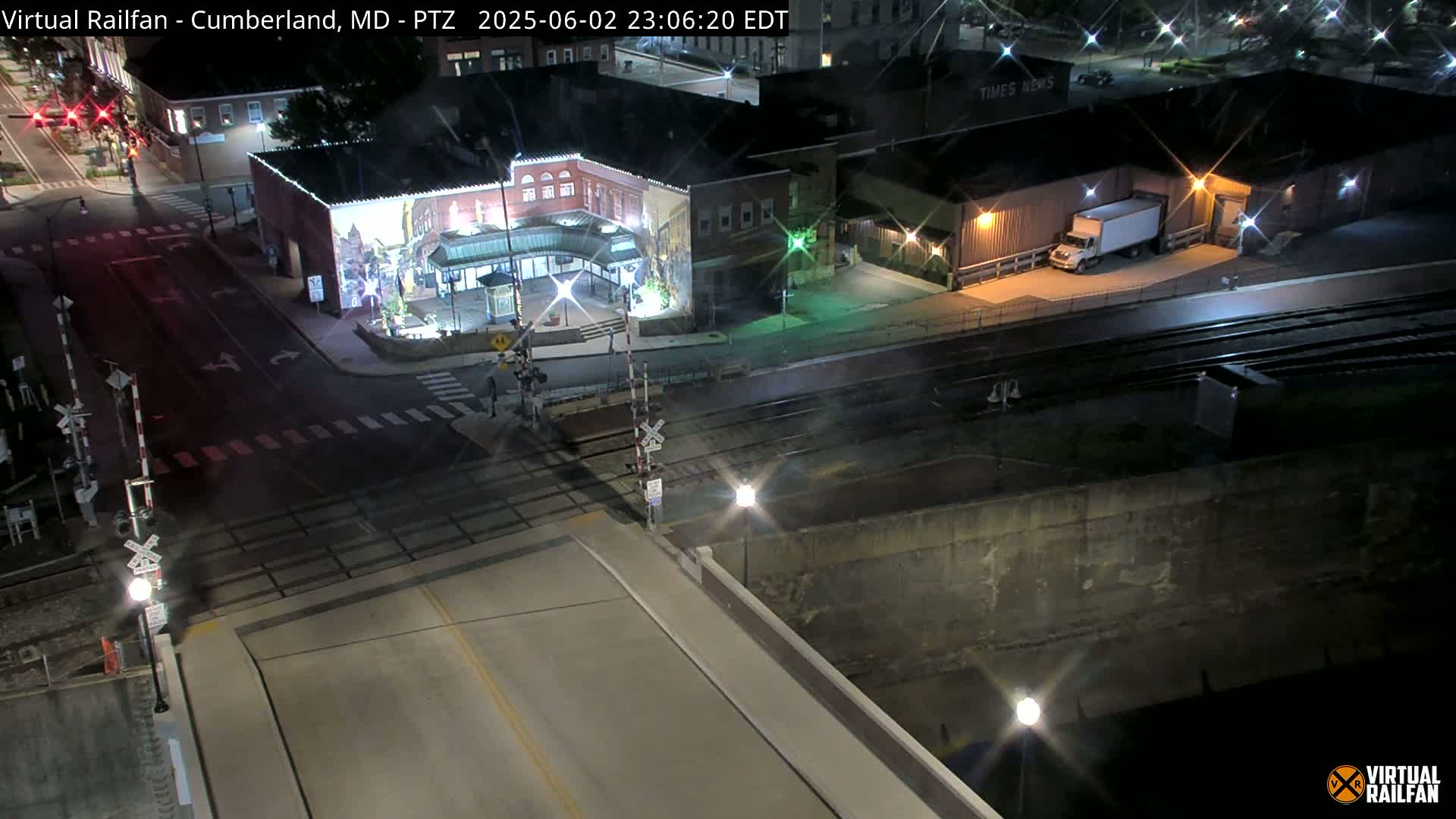 Cumberland City & , Cumberland Western Maryland Railway Station Live Cam - Cumberland, Allegany, Maryland, USA 