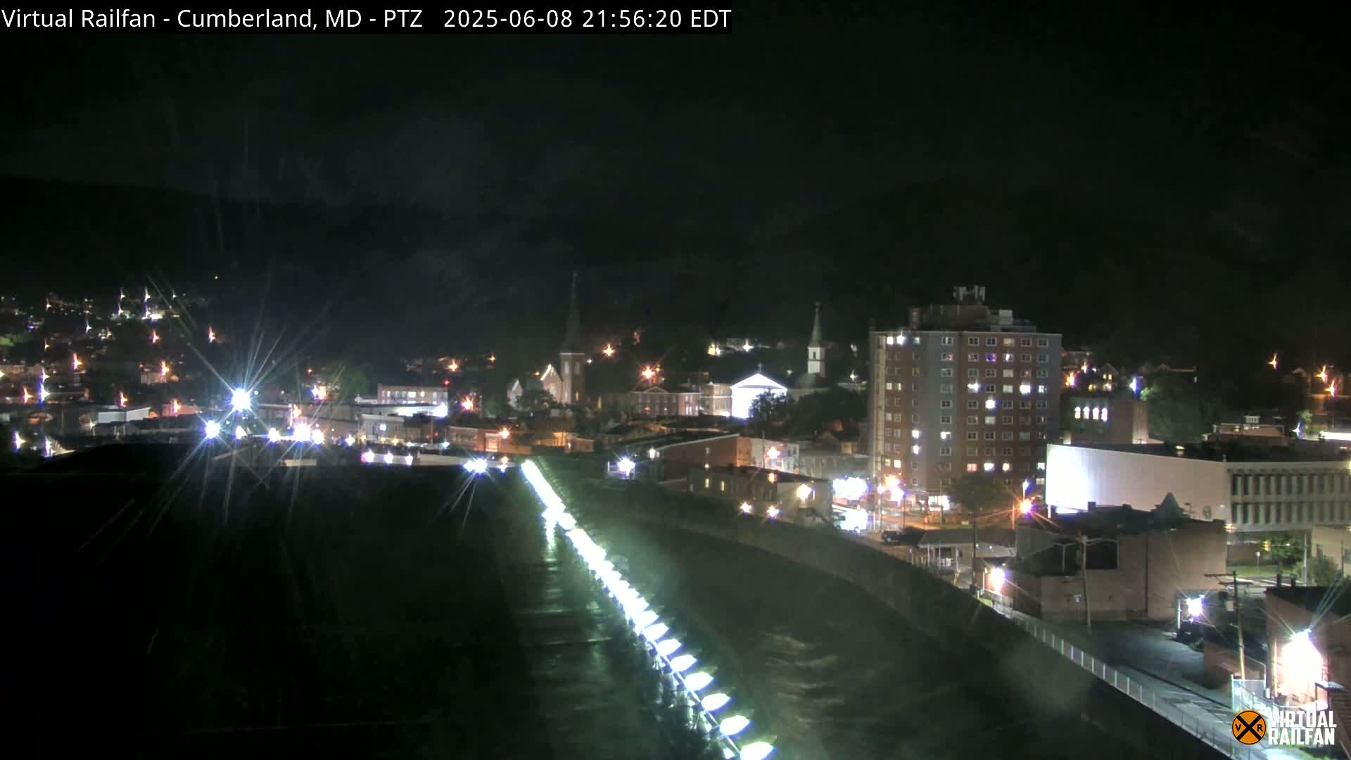 Cumberland City & , Cumberland Western Maryland Railway Station Live Cam - Cumberland, Allegany, Maryland, USA 