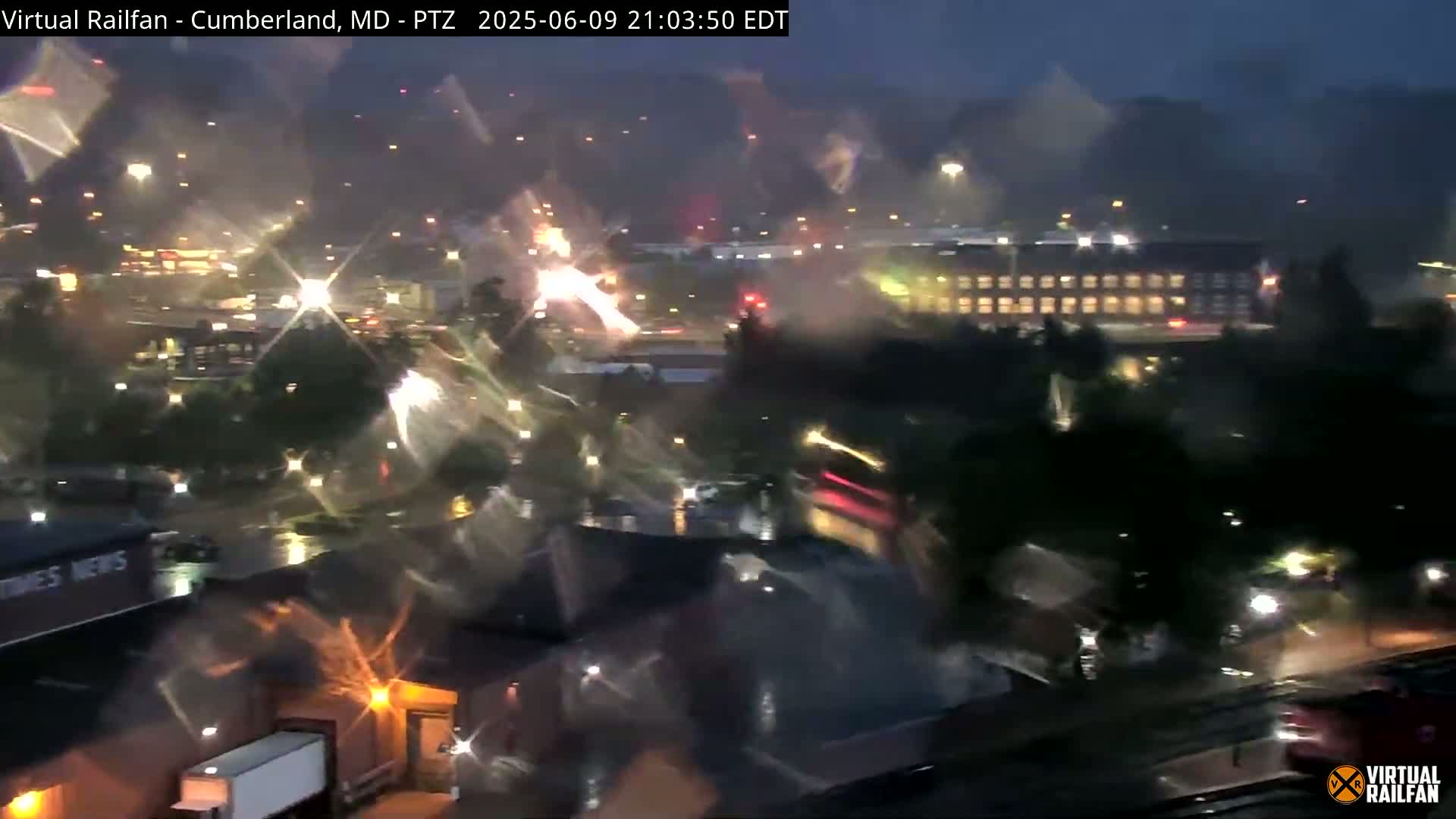 Cumberland City & , Cumberland Western Maryland Railway Station Live Cam - Cumberland, Allegany, Maryland, USA 