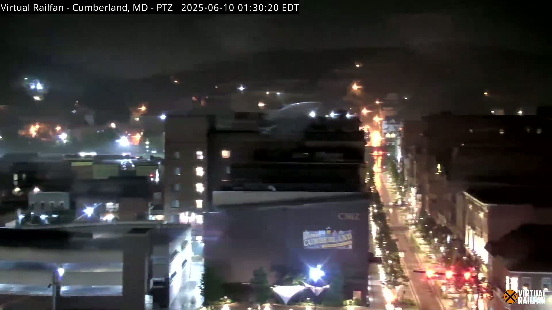 Cumberland City & , Cumberland Western Maryland Railway Station Live Cam - Cumberland, Allegany, Maryland, USA 