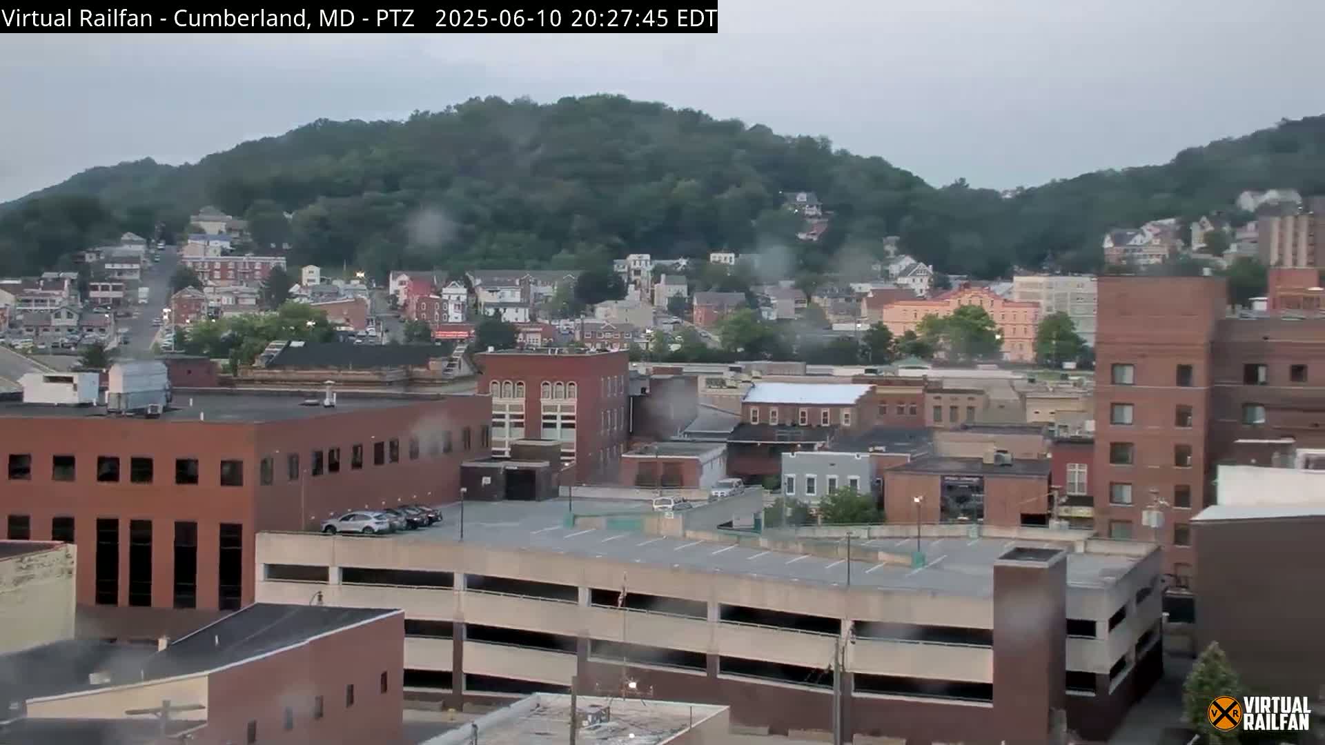 Cumberland City & , Cumberland Western Maryland Railway Station Live Cam - Cumberland, Allegany, Maryland, USA 