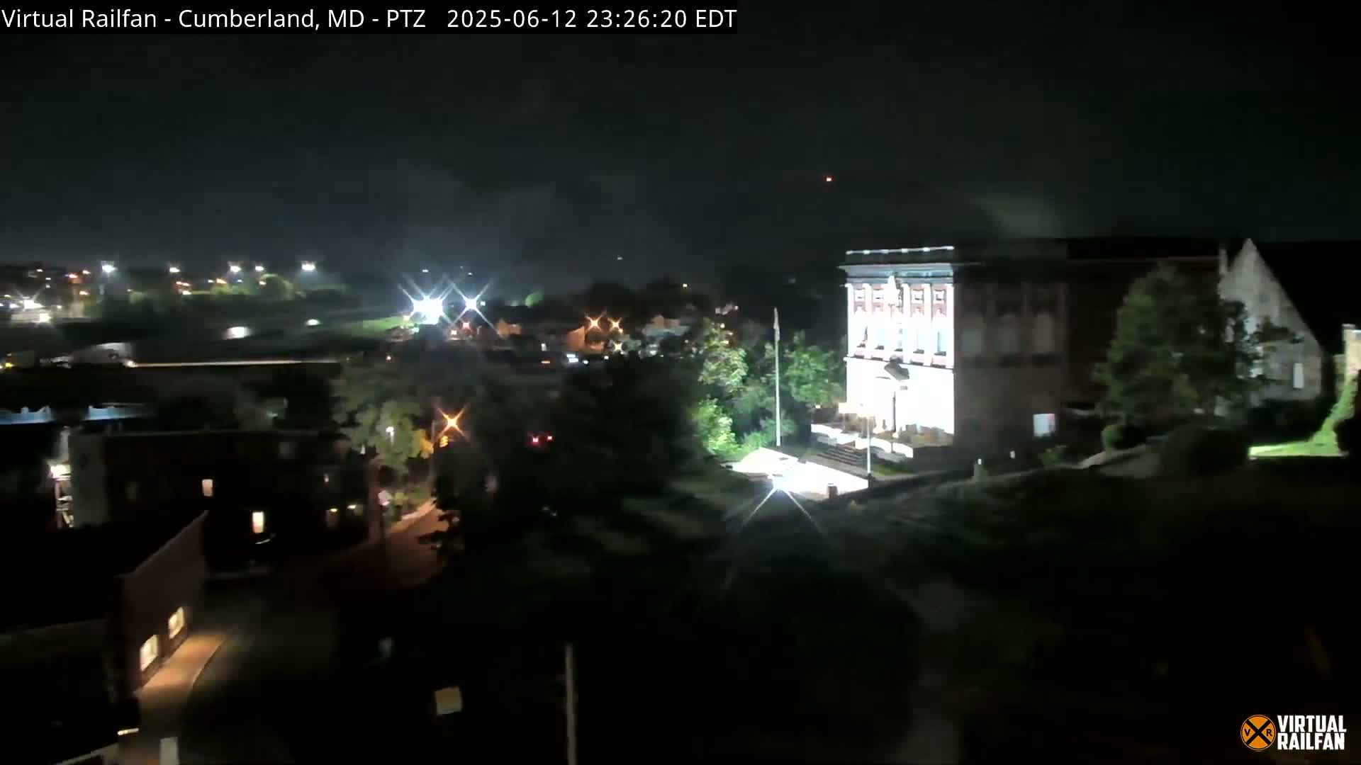 Cumberland City & , Cumberland Western Maryland Railway Station Live Cam - Cumberland, Allegany, Maryland, USA 