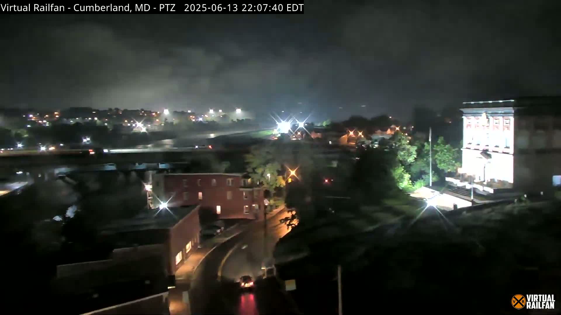 Cumberland City & , Cumberland Western Maryland Railway Station Live Cam - Cumberland, Allegany, Maryland, USA 