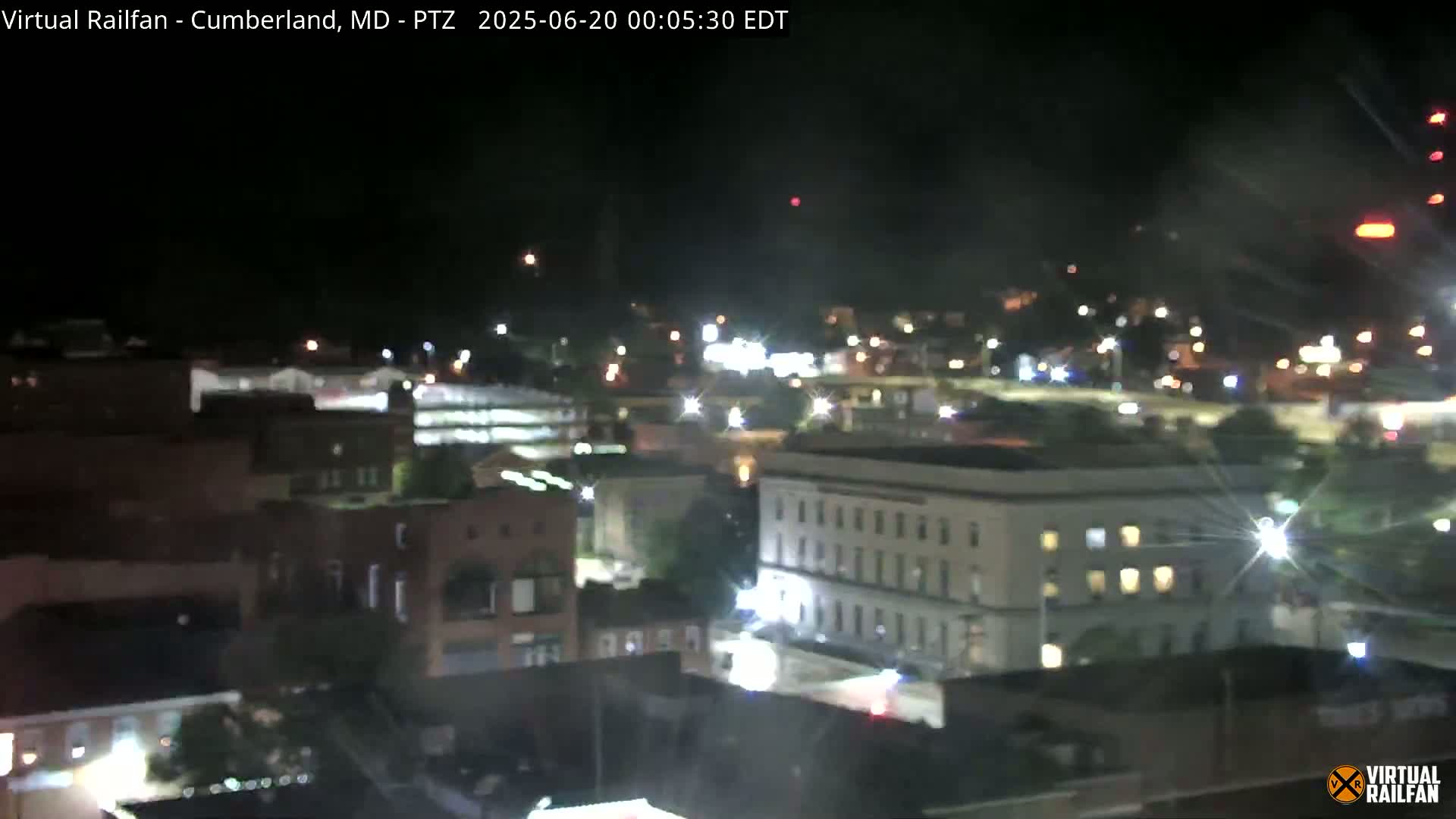 Cumberland City & , Cumberland Western Maryland Railway Station Live Cam - Cumberland, Allegany, Maryland, USA 