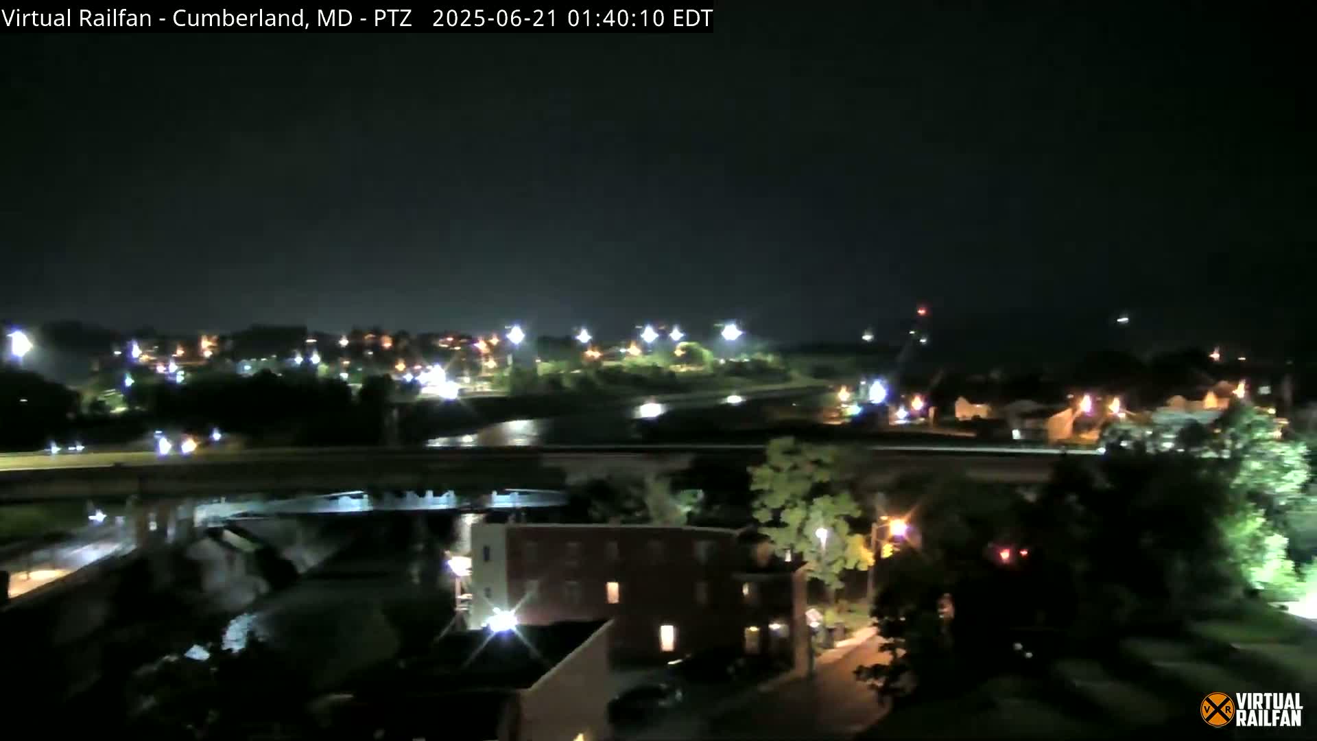 Cumberland City & , Cumberland Western Maryland Railway Station Live Cam - Cumberland, Allegany, Maryland, USA 