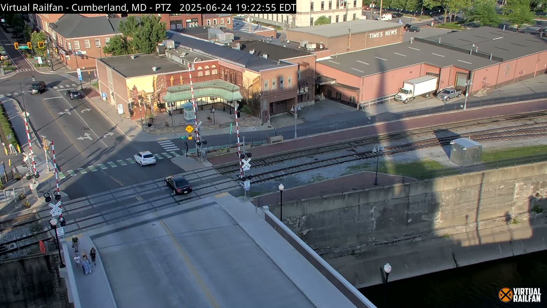 Cumberland City & , Cumberland Western Maryland Railway Station Live Cam - Cumberland, Allegany, Maryland, USA 