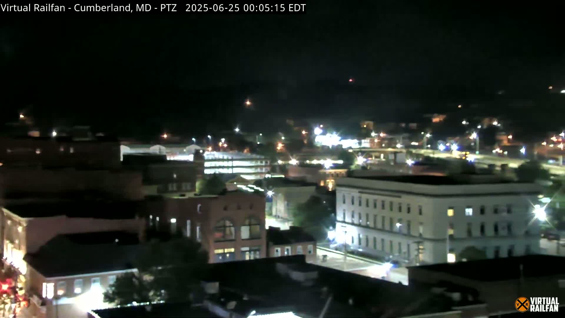 Cumberland City & , Cumberland Western Maryland Railway Station Live Cam - Cumberland, Allegany, Maryland, USA 