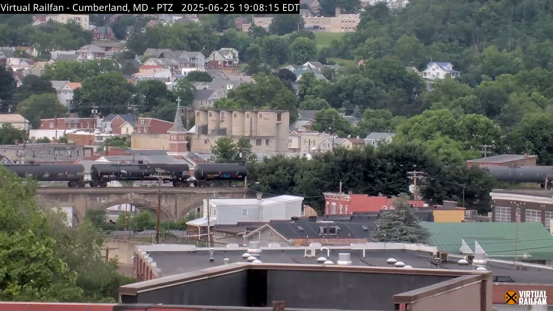 Cumberland City & , Cumberland Western Maryland Railway Station Live Cam - Cumberland, Allegany, Maryland, USA 