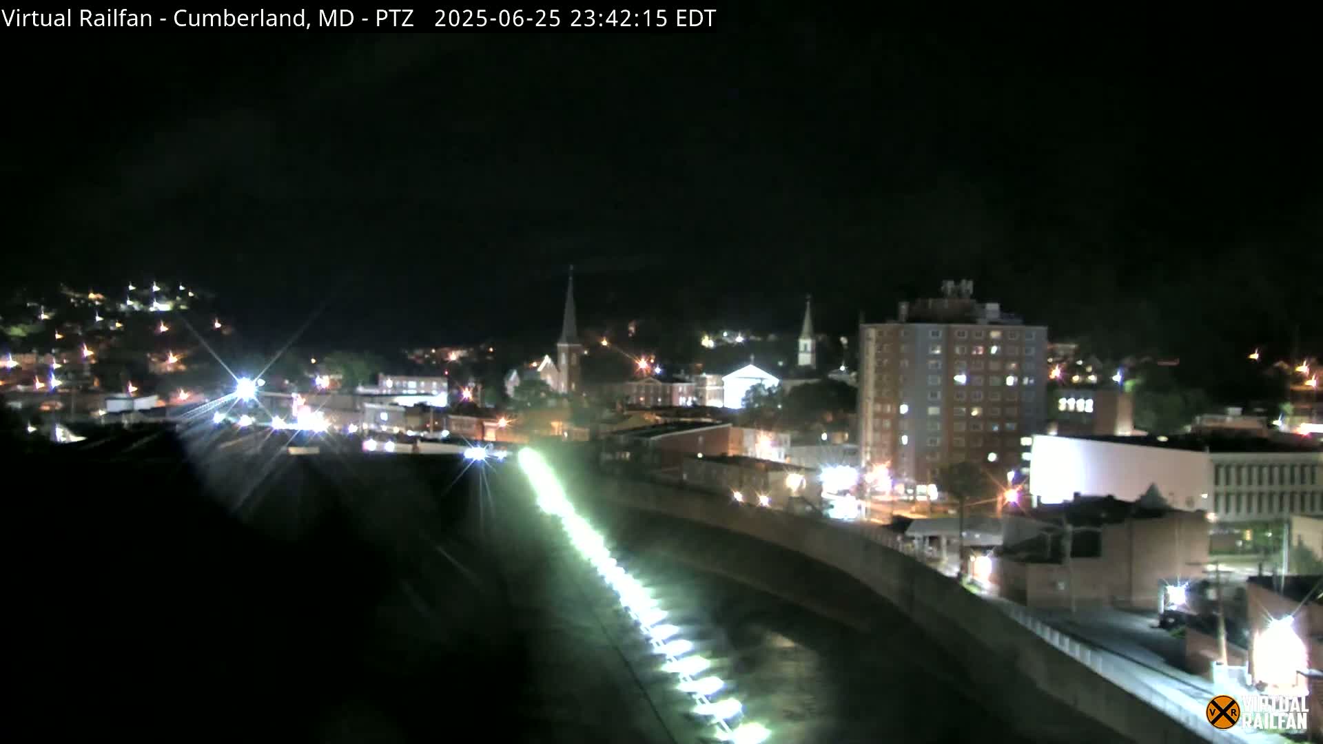 Cumberland City & , Cumberland Western Maryland Railway Station Live Cam - Cumberland, Allegany, Maryland, USA 