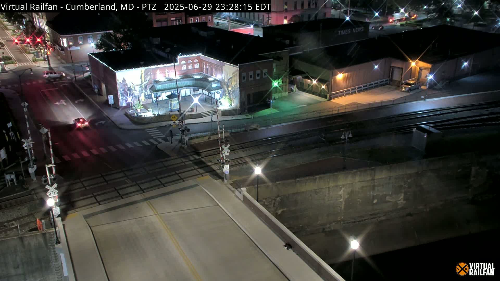 Cumberland City & , Cumberland Western Maryland Railway Station Live Cam - Cumberland, Allegany, Maryland, USA 