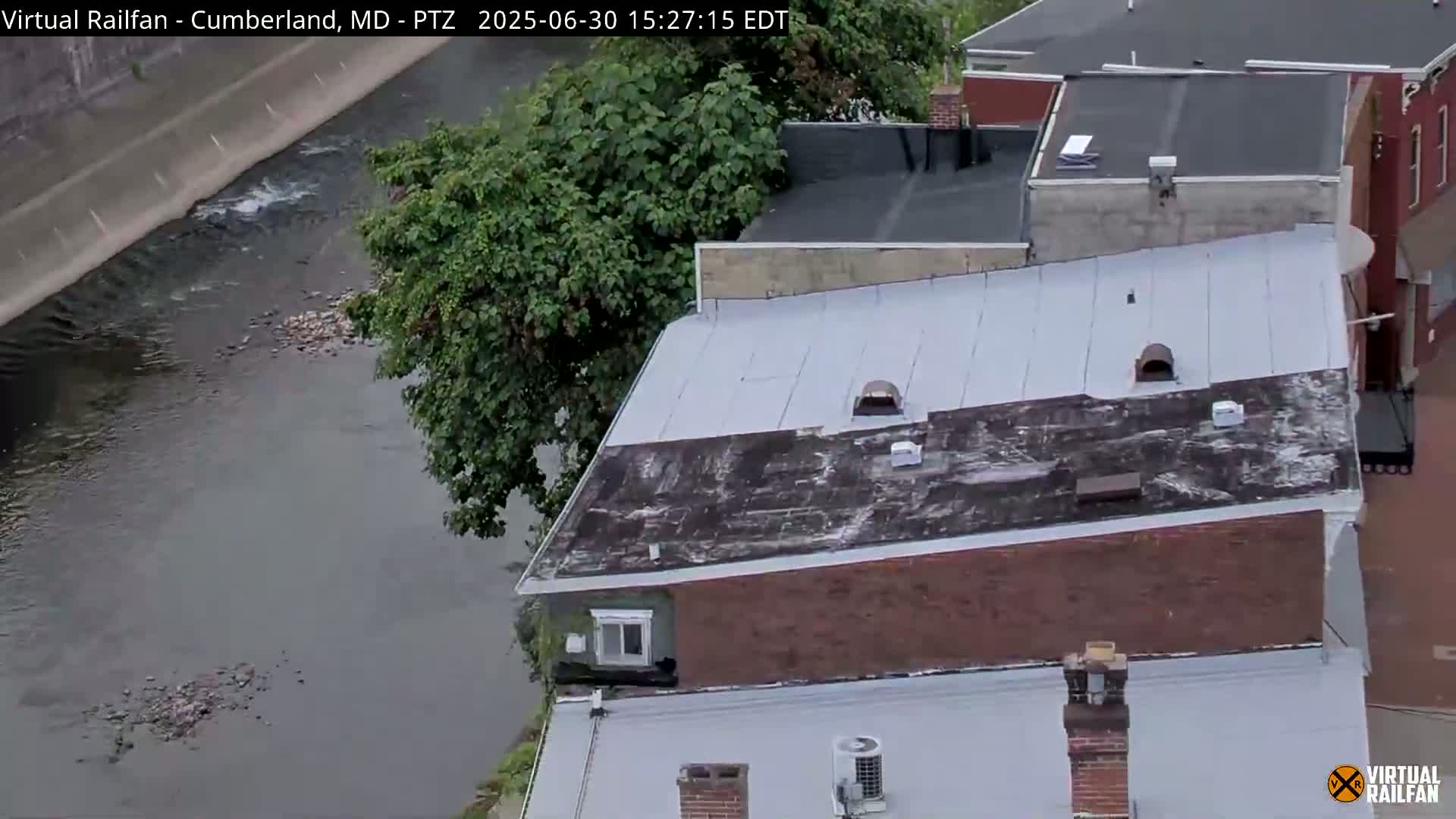 Cumberland City & , Cumberland Western Maryland Railway Station Live Cam - Cumberland, Allegany, Maryland, USA 