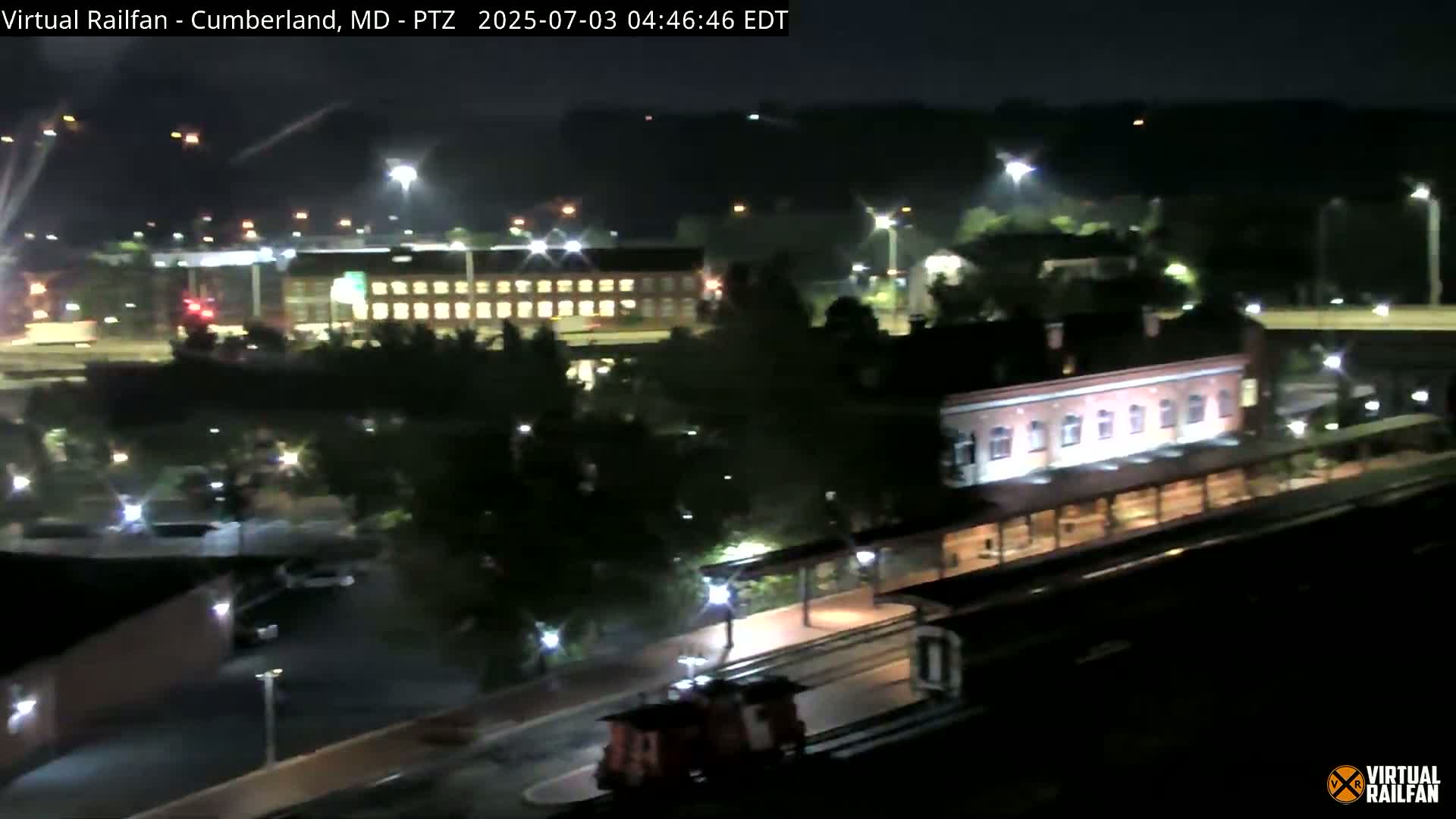 Cumberland City & , Cumberland Western Maryland Railway Station Live Cam - Cumberland, Allegany, Maryland, USA 
