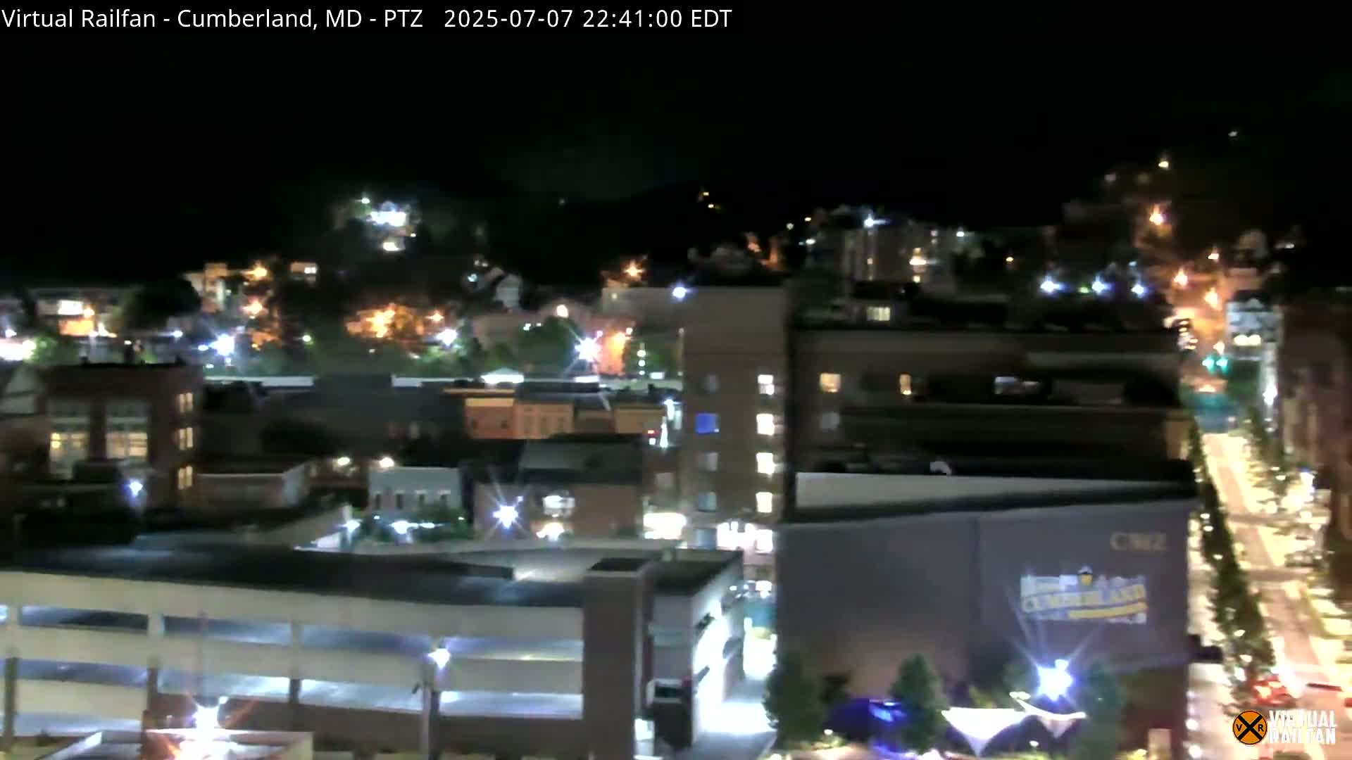Cumberland City & , Cumberland Western Maryland Railway Station Live Cam - Cumberland, Allegany, Maryland, USA 