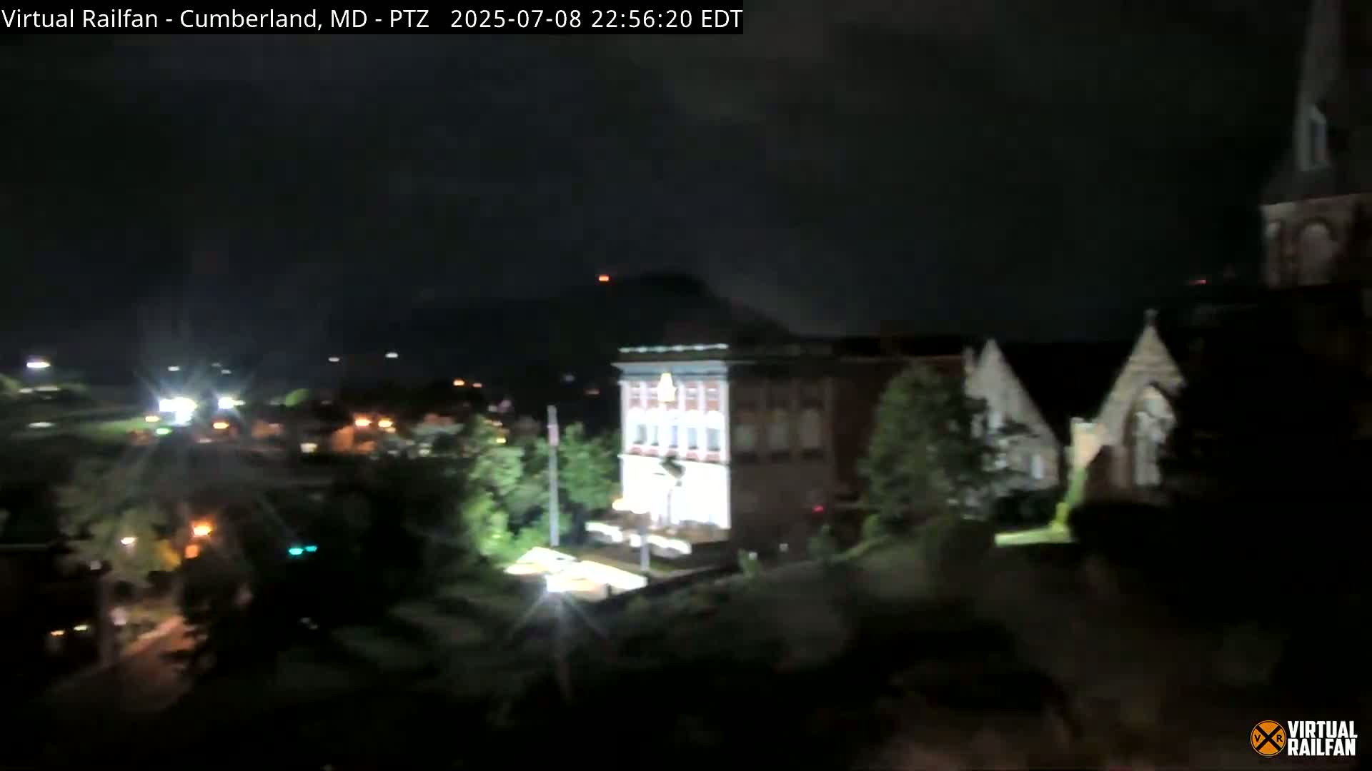 Cumberland City & , Cumberland Western Maryland Railway Station Live Cam - Cumberland, Allegany, Maryland, USA 