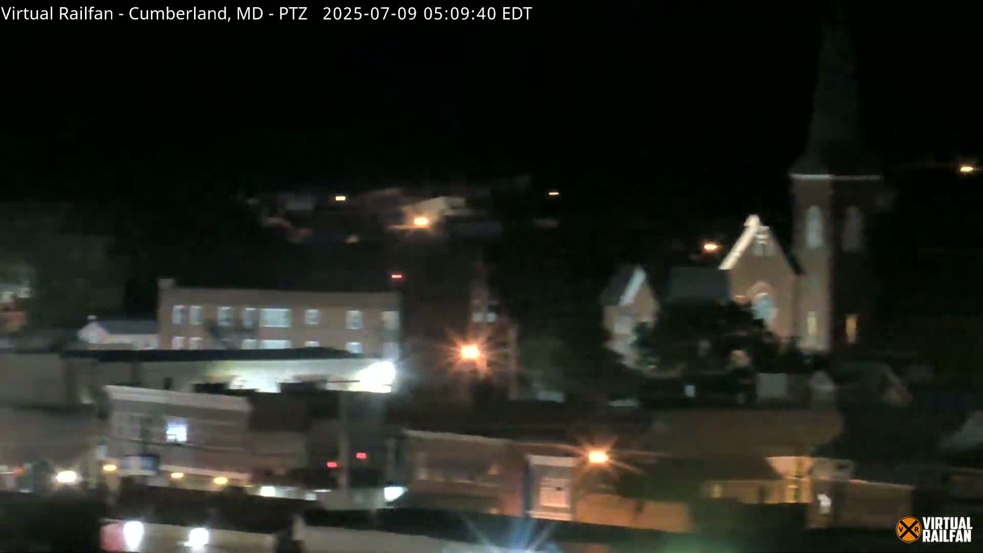 Cumberland City & , Cumberland Western Maryland Railway Station Live Cam - Cumberland, Allegany, Maryland, USA 