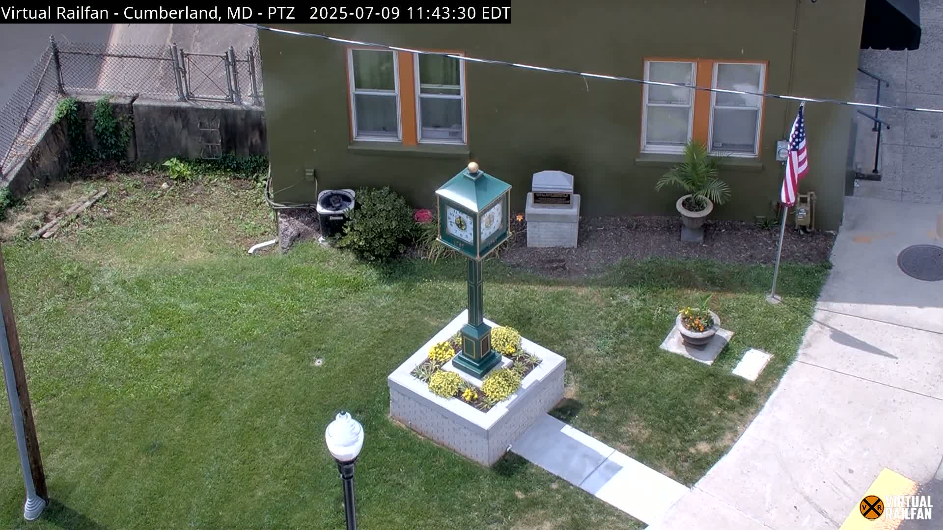 Cumberland City & , Cumberland Western Maryland Railway Station Live Cam - Cumberland, Allegany, Maryland, USA 