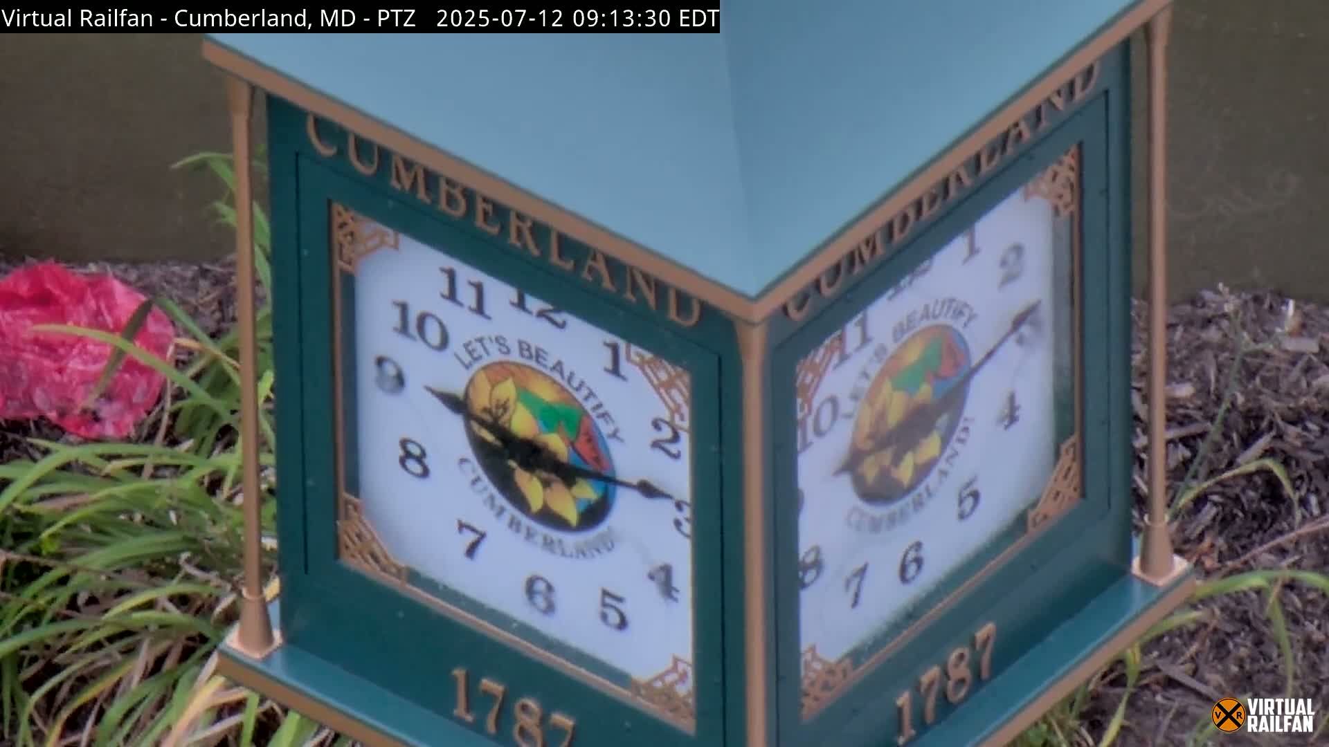 Cumberland City & , Cumberland Western Maryland Railway Station Live Cam - Cumberland, Allegany, Maryland, USA 