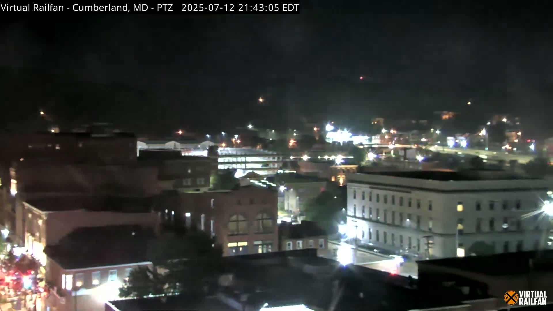 Cumberland City & , Cumberland Western Maryland Railway Station Live Cam - Cumberland, Allegany, Maryland, USA 