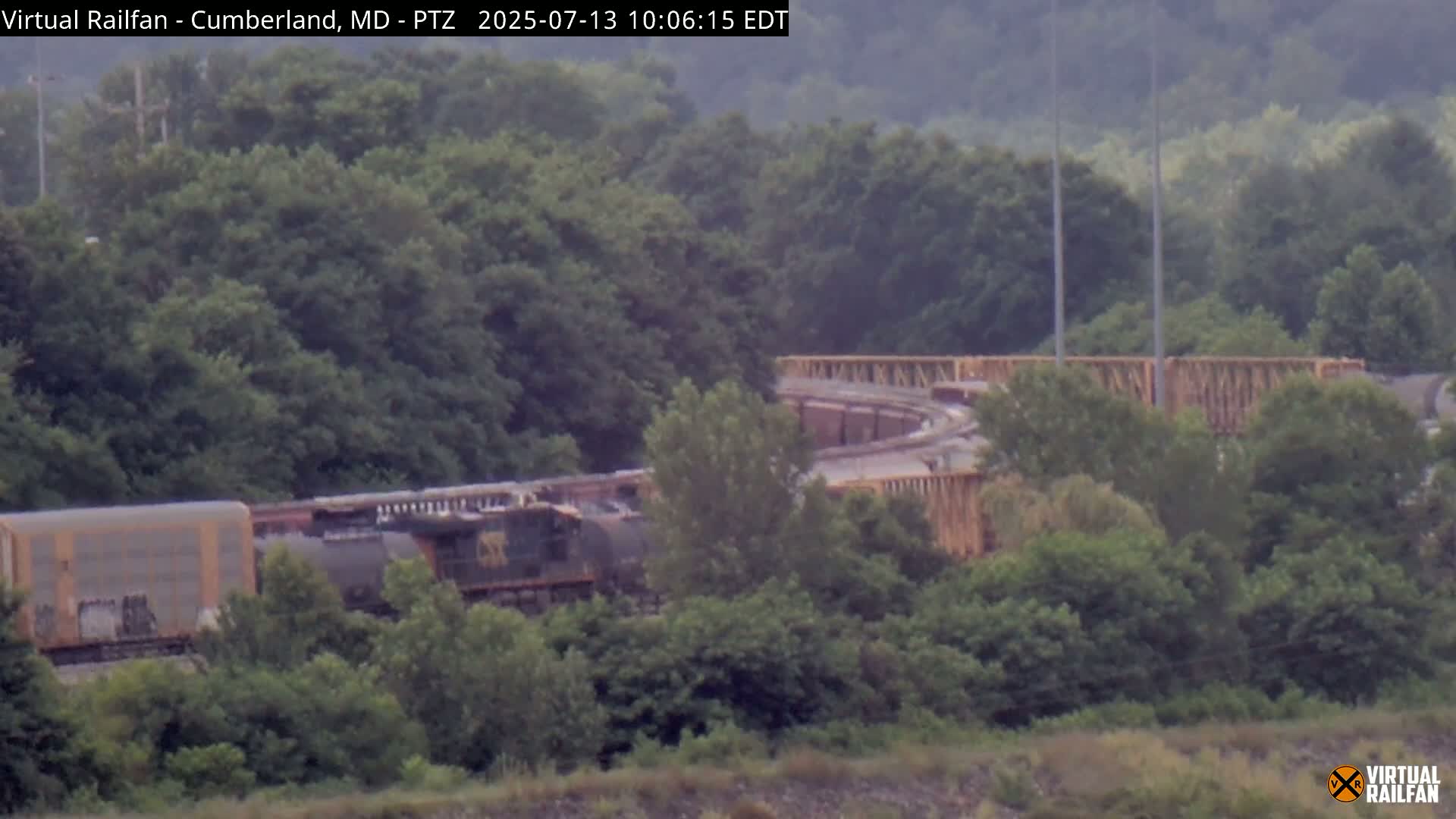 Cumberland City & , Cumberland Western Maryland Railway Station Live Cam - Cumberland, Allegany, Maryland, USA 
