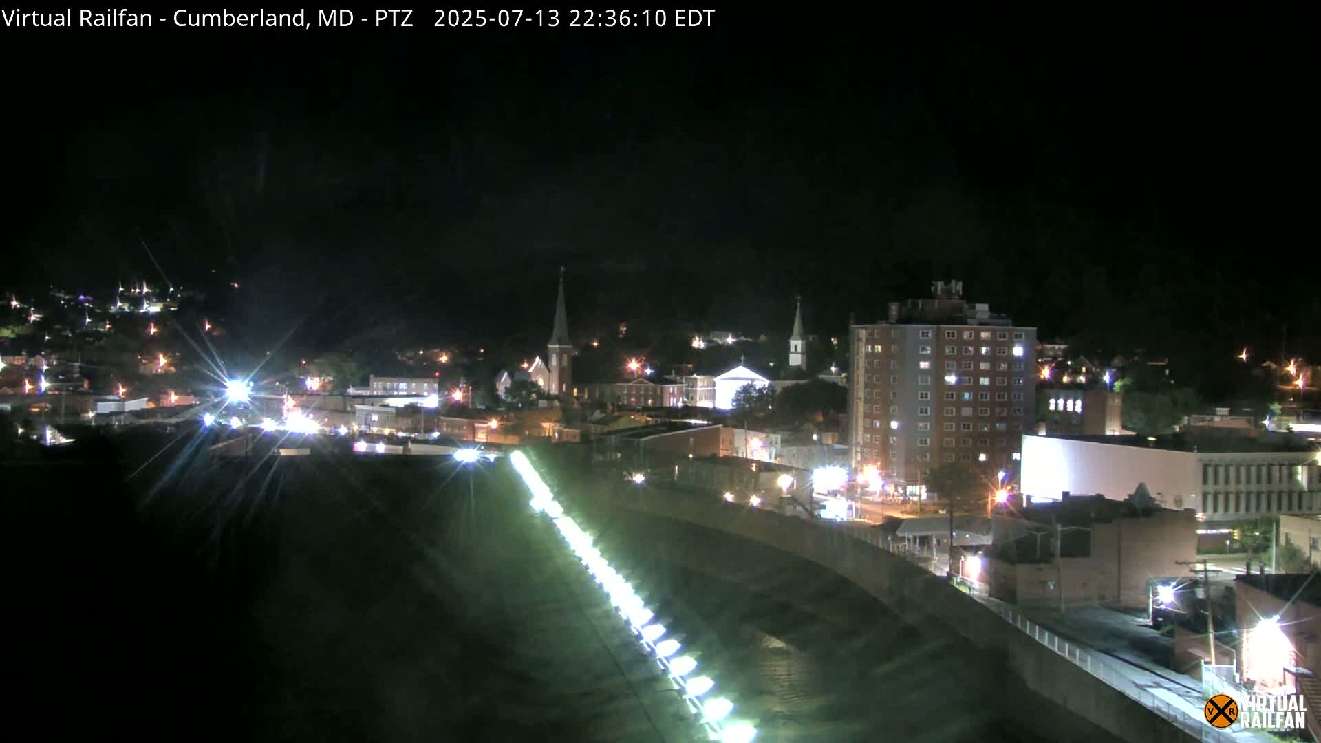 Cumberland City & , Cumberland Western Maryland Railway Station Live Cam - Cumberland, Allegany, Maryland, USA 