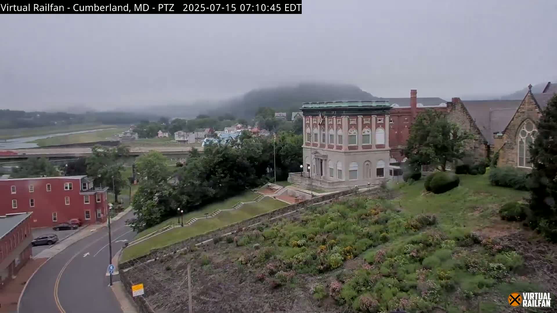 Cumberland City & , Cumberland Western Maryland Railway Station Live Cam - Cumberland, Allegany, Maryland, USA 