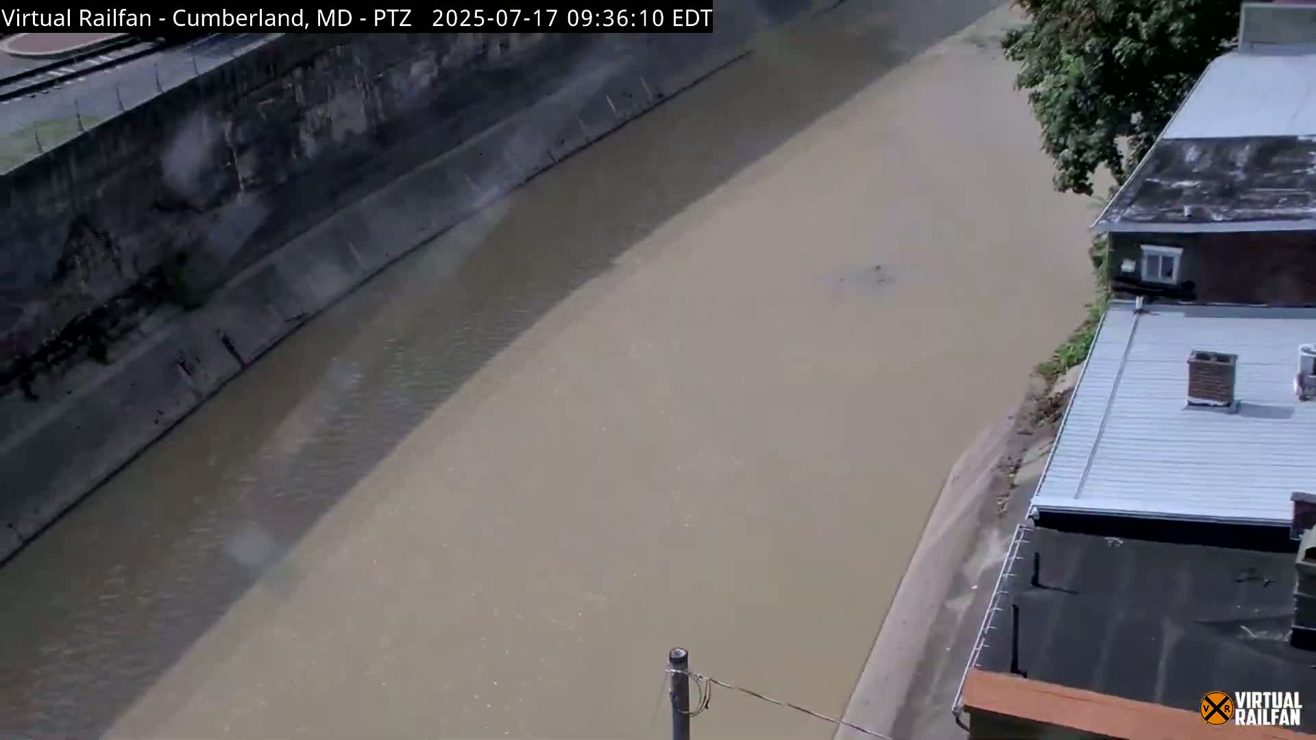 Cumberland City & , Cumberland Western Maryland Railway Station Live Cam - Cumberland, Allegany, Maryland, USA 