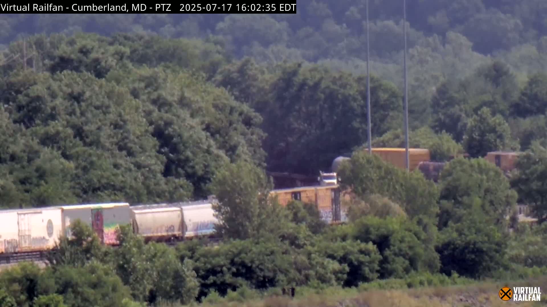 Cumberland City & , Cumberland Western Maryland Railway Station Live Cam - Cumberland, Allegany, Maryland, USA 