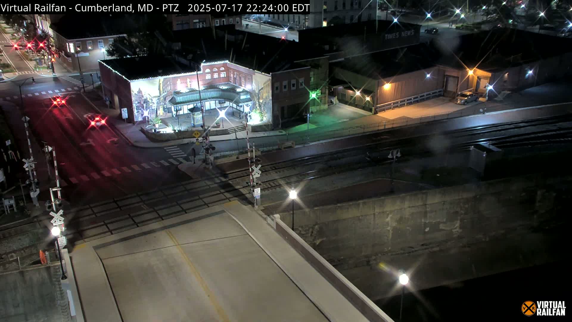 Cumberland City & , Cumberland Western Maryland Railway Station Live Cam - Cumberland, Allegany, Maryland, USA 
