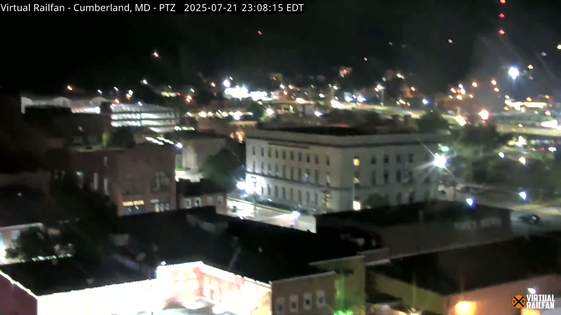 Cumberland City & , Cumberland Western Maryland Railway Station Live Cam - Cumberland, Allegany, Maryland, USA 