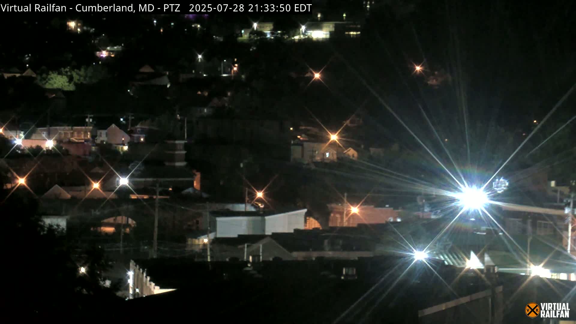 Cumberland City & , Cumberland Western Maryland Railway Station Live Cam - Cumberland, Allegany, Maryland, USA 