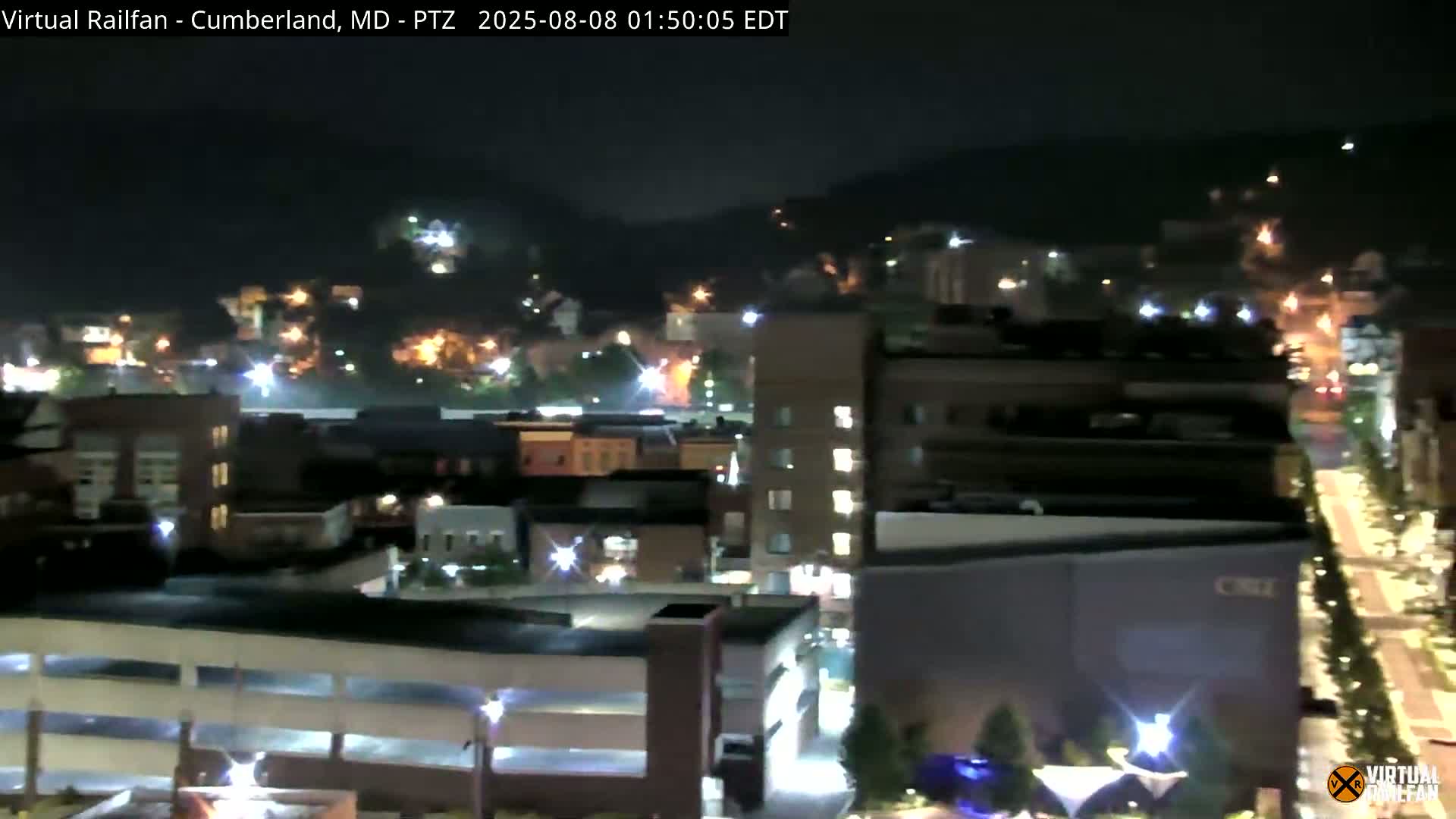 Cumberland City & , Cumberland Western Maryland Railway Station Live Cam - Cumberland, Allegany, Maryland, USA 