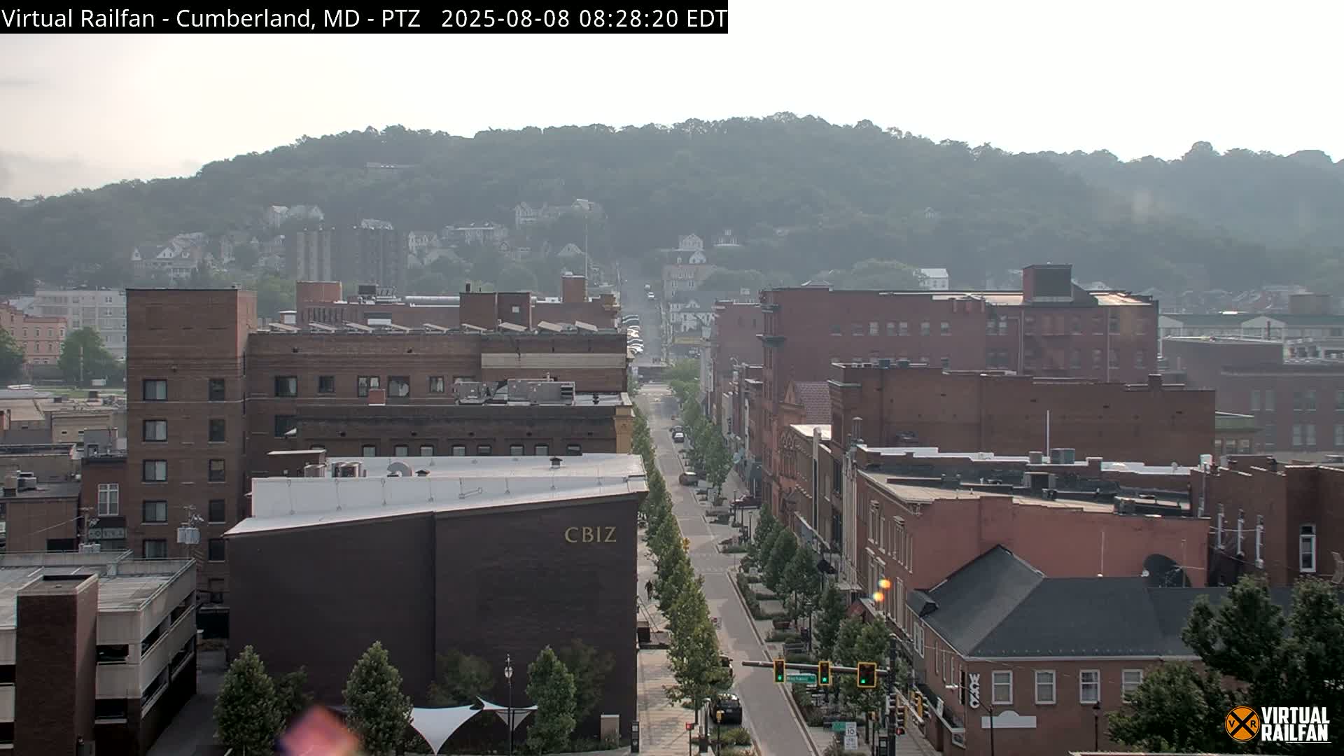 Cumberland City & , Cumberland Western Maryland Railway Station Live Cam - Cumberland, Allegany, Maryland, USA 