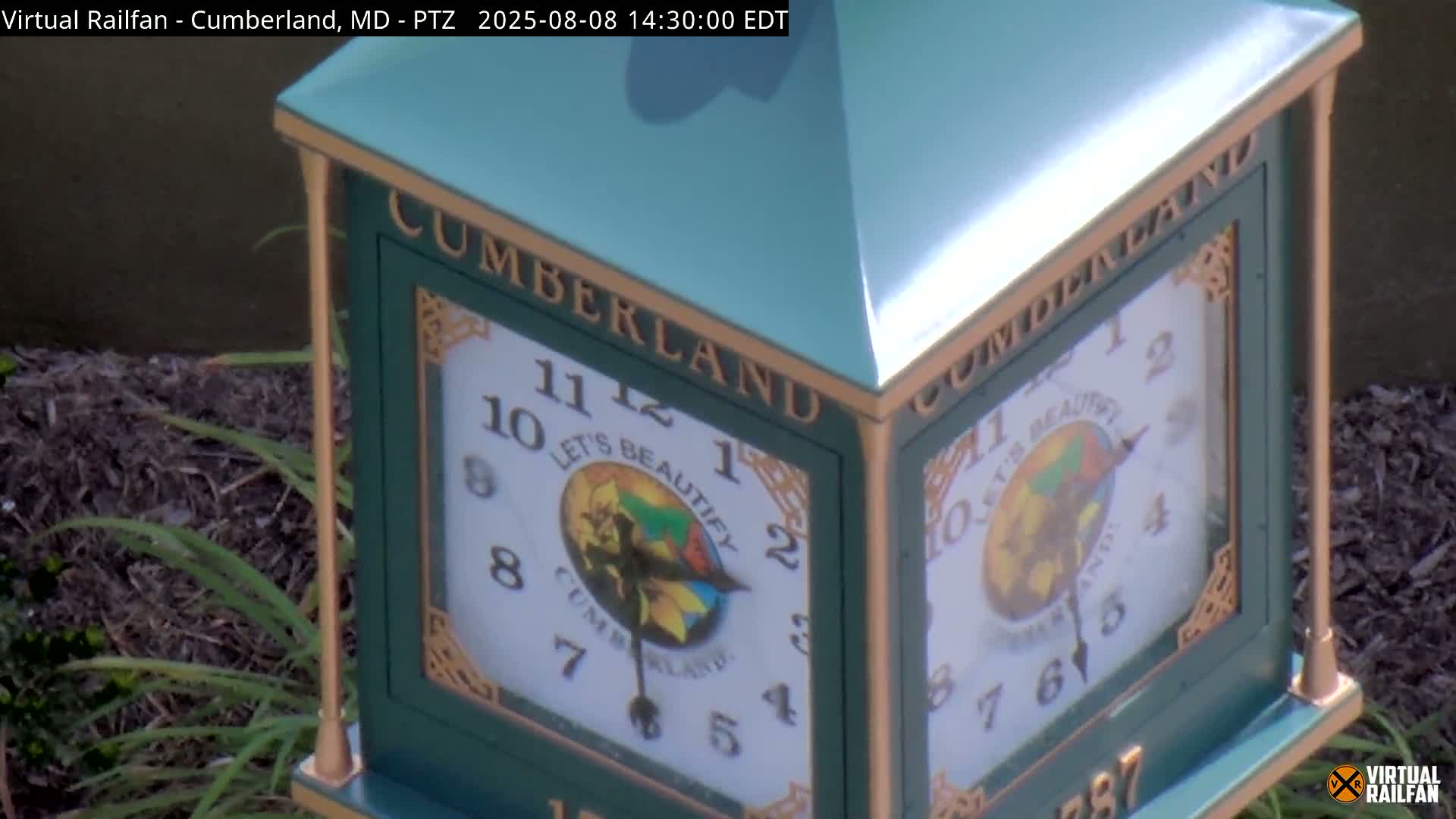 Cumberland City & , Cumberland Western Maryland Railway Station Live Cam - Cumberland, Allegany, Maryland, USA 