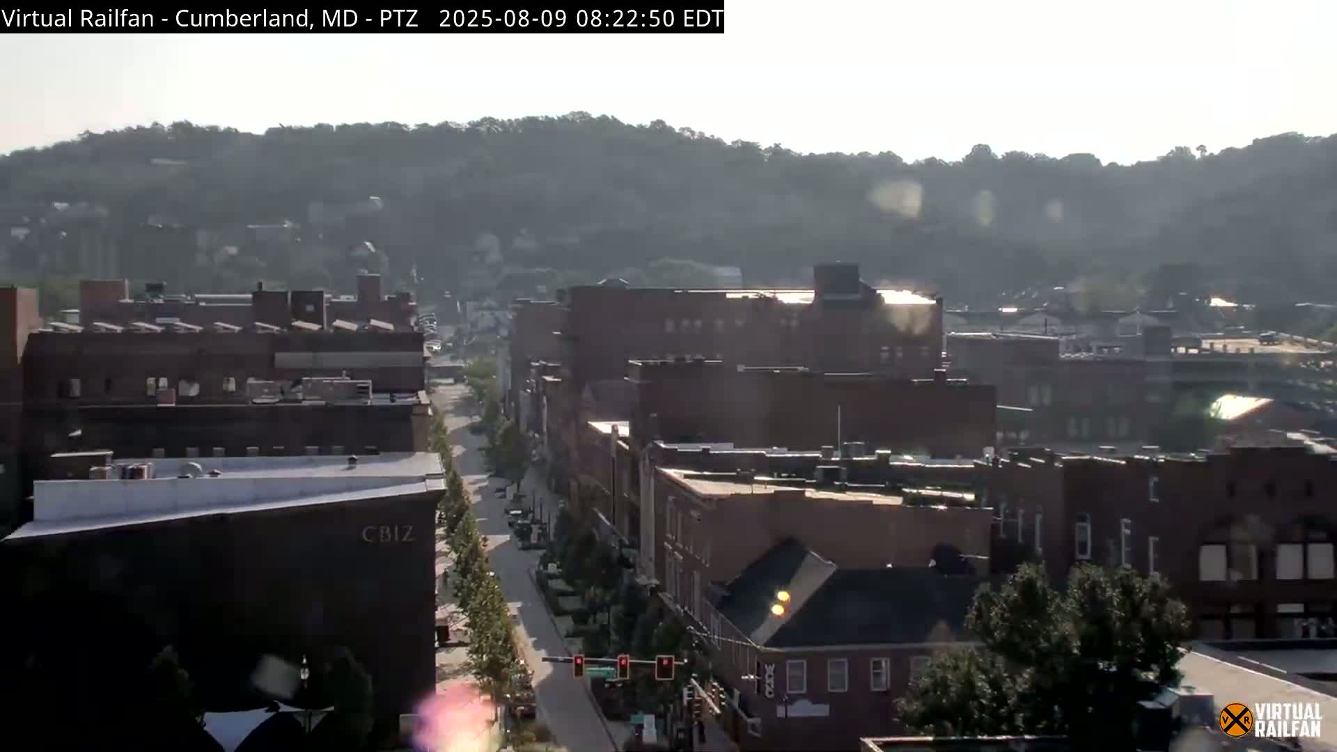 Cumberland City & , Cumberland Western Maryland Railway Station Live Cam - Cumberland, Allegany, Maryland, USA 