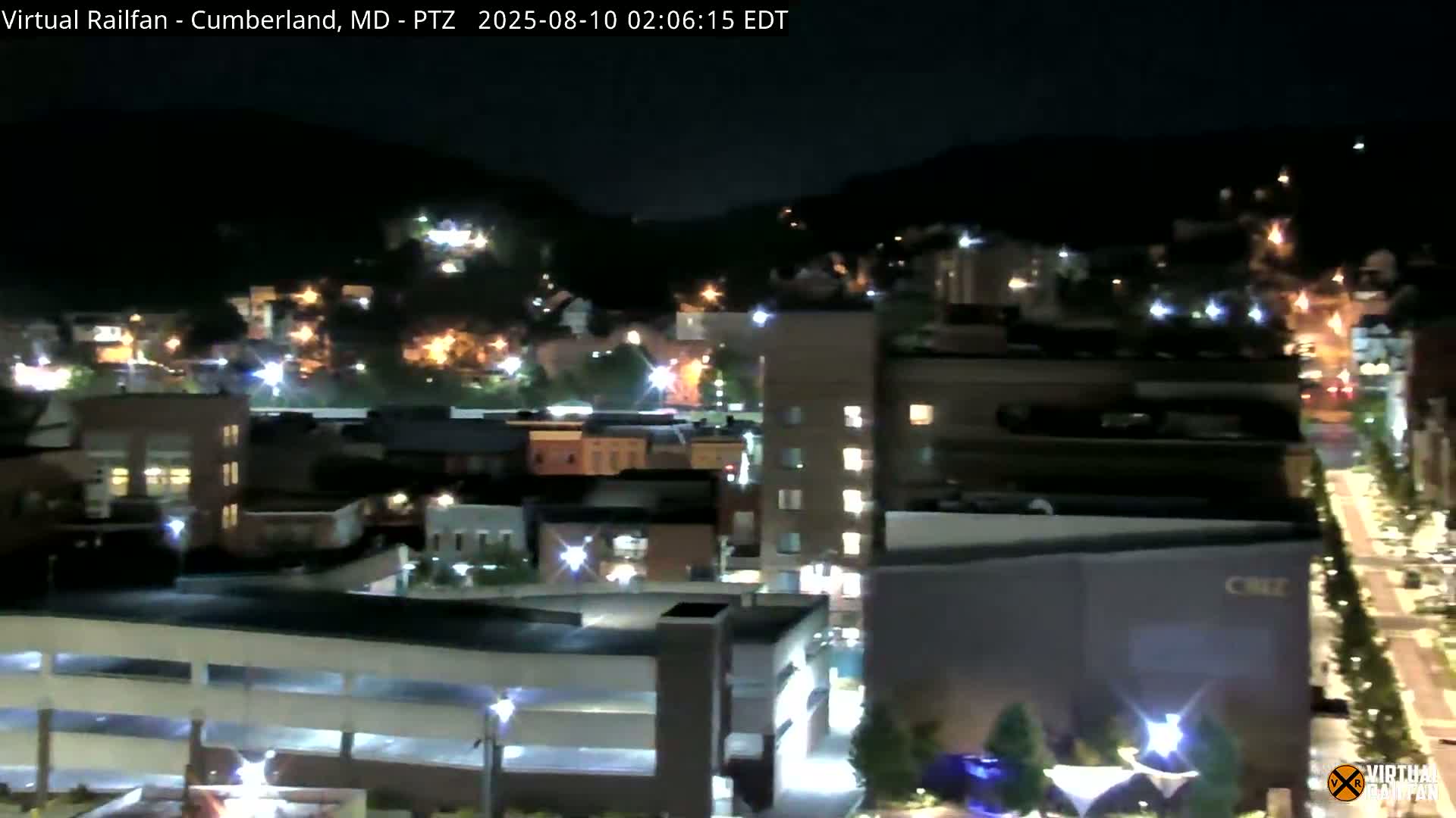 Cumberland City & , Cumberland Western Maryland Railway Station Live Cam - Cumberland, Allegany, Maryland, USA 
