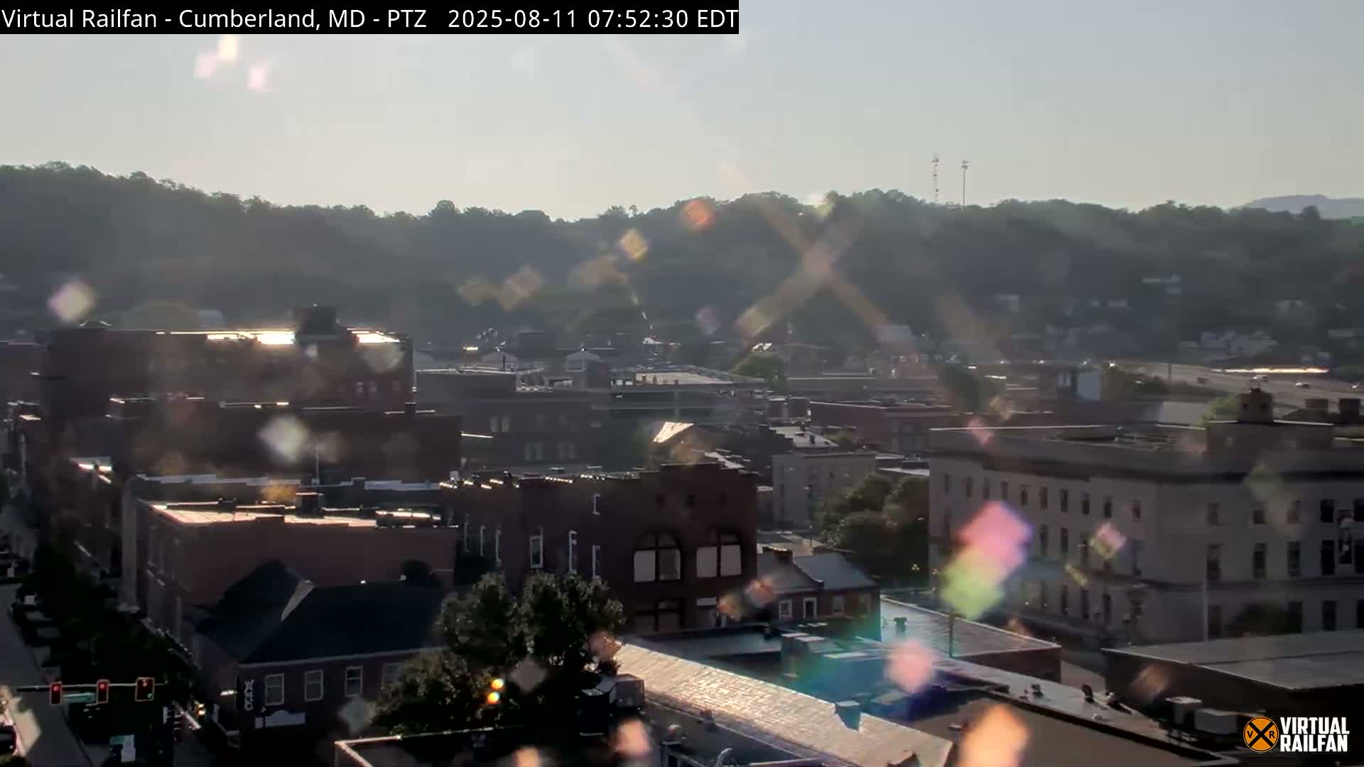 Cumberland City & , Cumberland Western Maryland Railway Station Live Cam - Cumberland, Allegany, Maryland, USA 