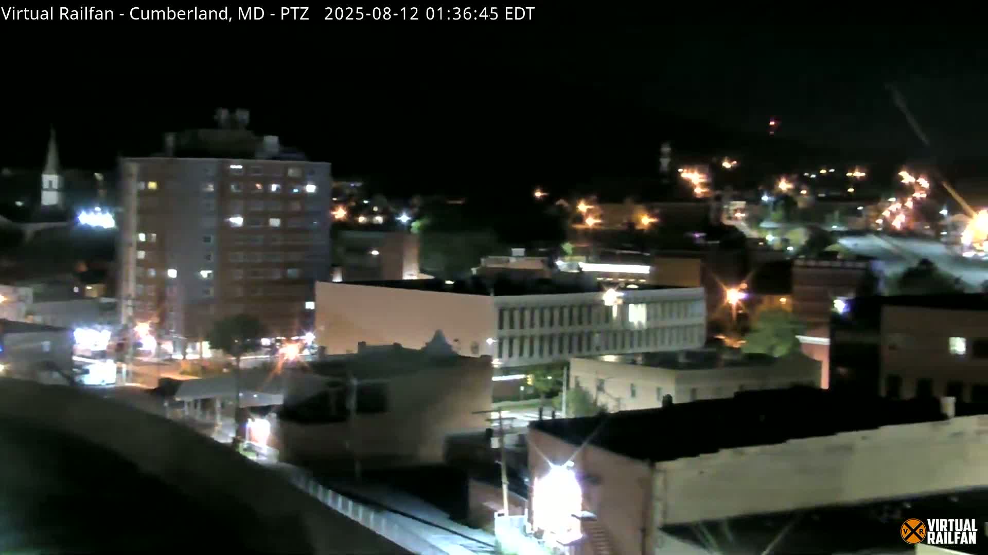 Cumberland City & , Cumberland Western Maryland Railway Station Live Cam - Cumberland, Allegany, Maryland, USA 