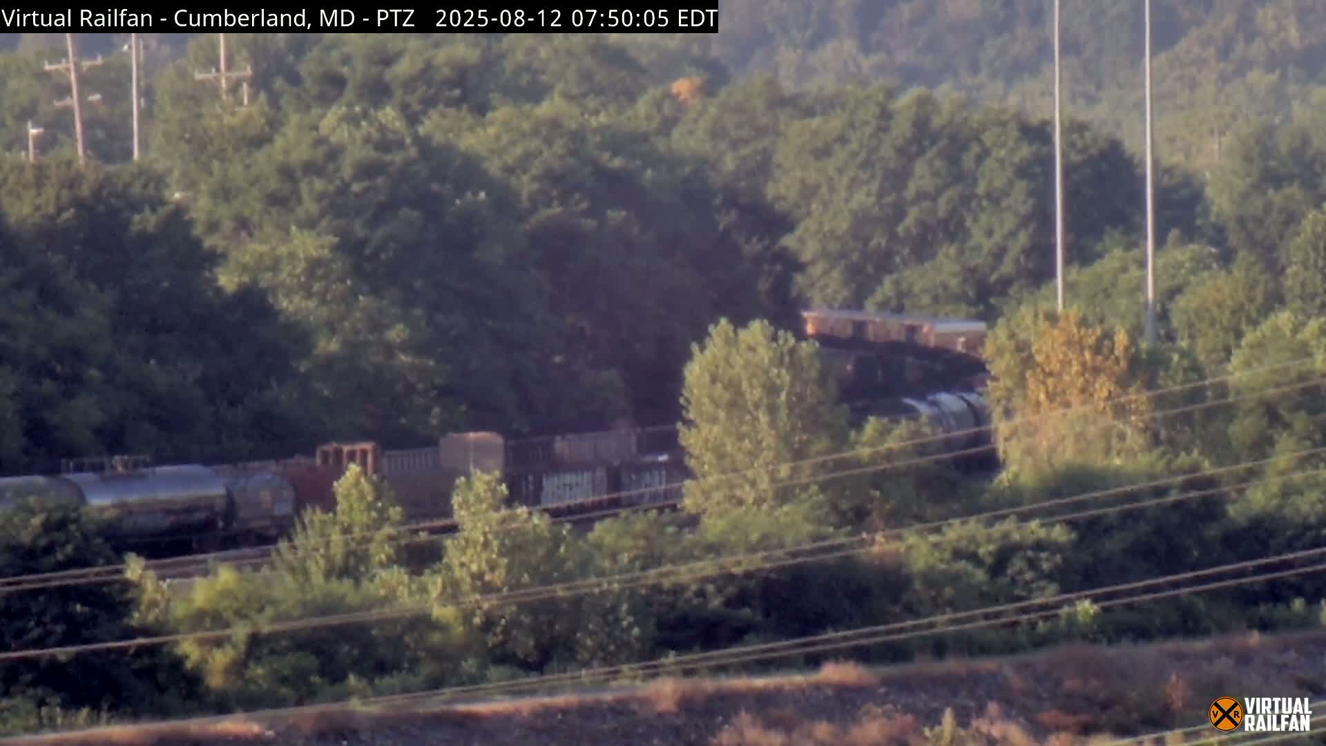 Cumberland City & , Cumberland Western Maryland Railway Station Live Cam - Cumberland, Allegany, Maryland, USA 
