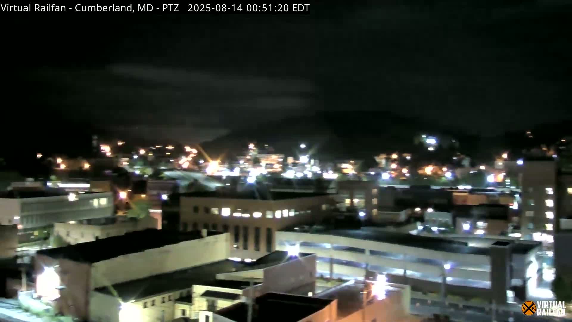 Cumberland City & , Cumberland Western Maryland Railway Station Live Cam - Cumberland, Allegany, Maryland, USA 