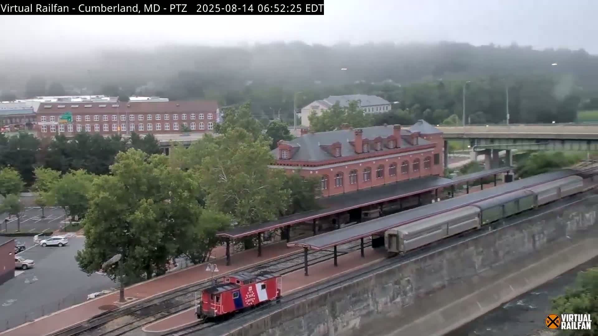 Cumberland City & , Cumberland Western Maryland Railway Station Live Cam - Cumberland, Allegany, Maryland, USA 