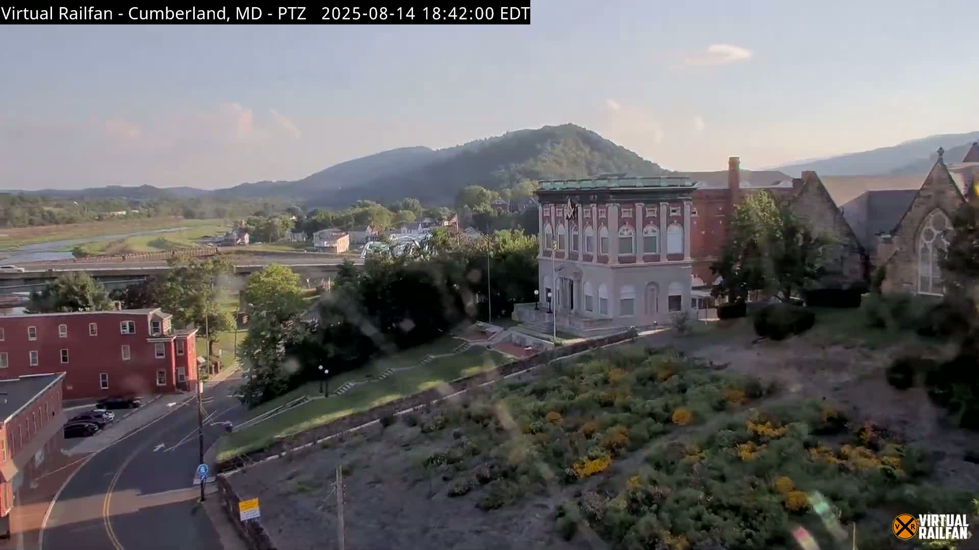 Cumberland City & , Cumberland Western Maryland Railway Station Live Cam - Cumberland, Allegany, Maryland, USA 