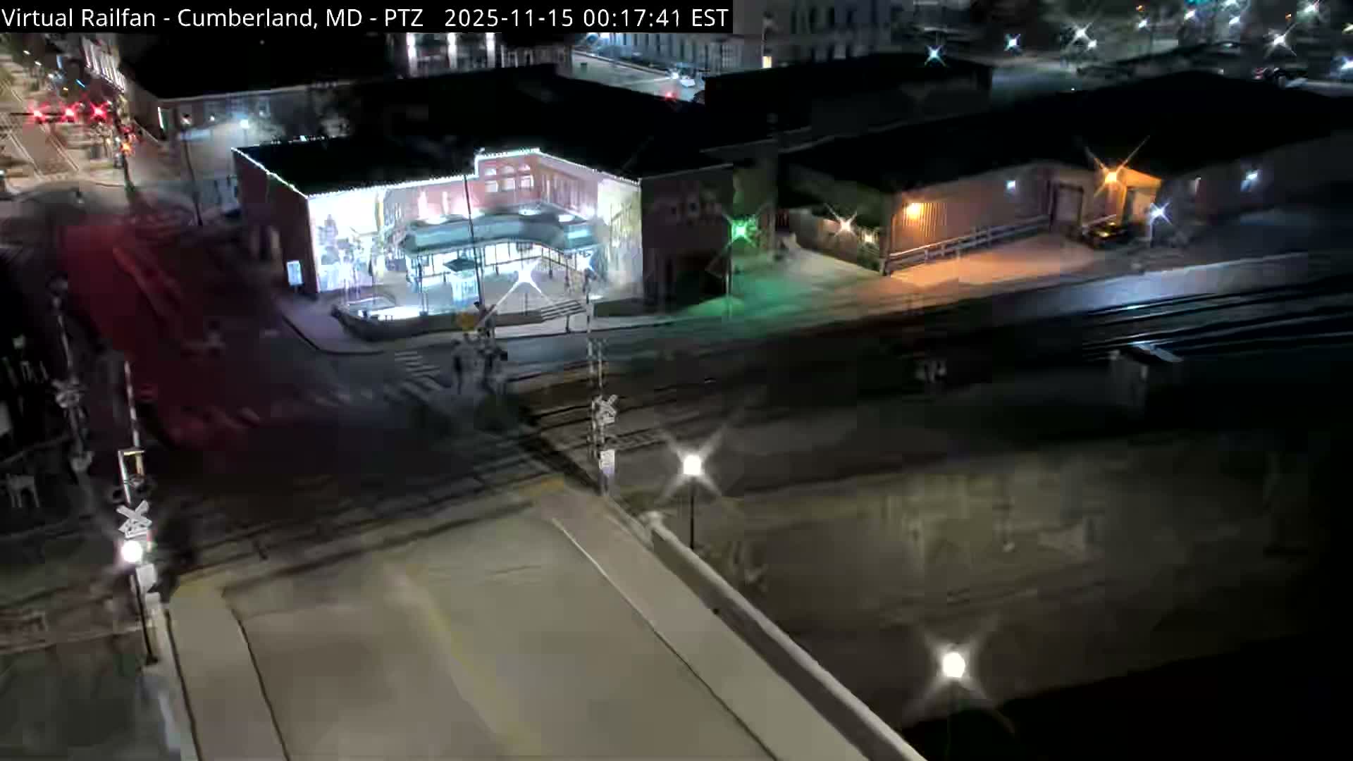 Cumberland City & , Cumberland Western Maryland Railway Station Live Cam - Cumberland, Allegany, Maryland, USA 