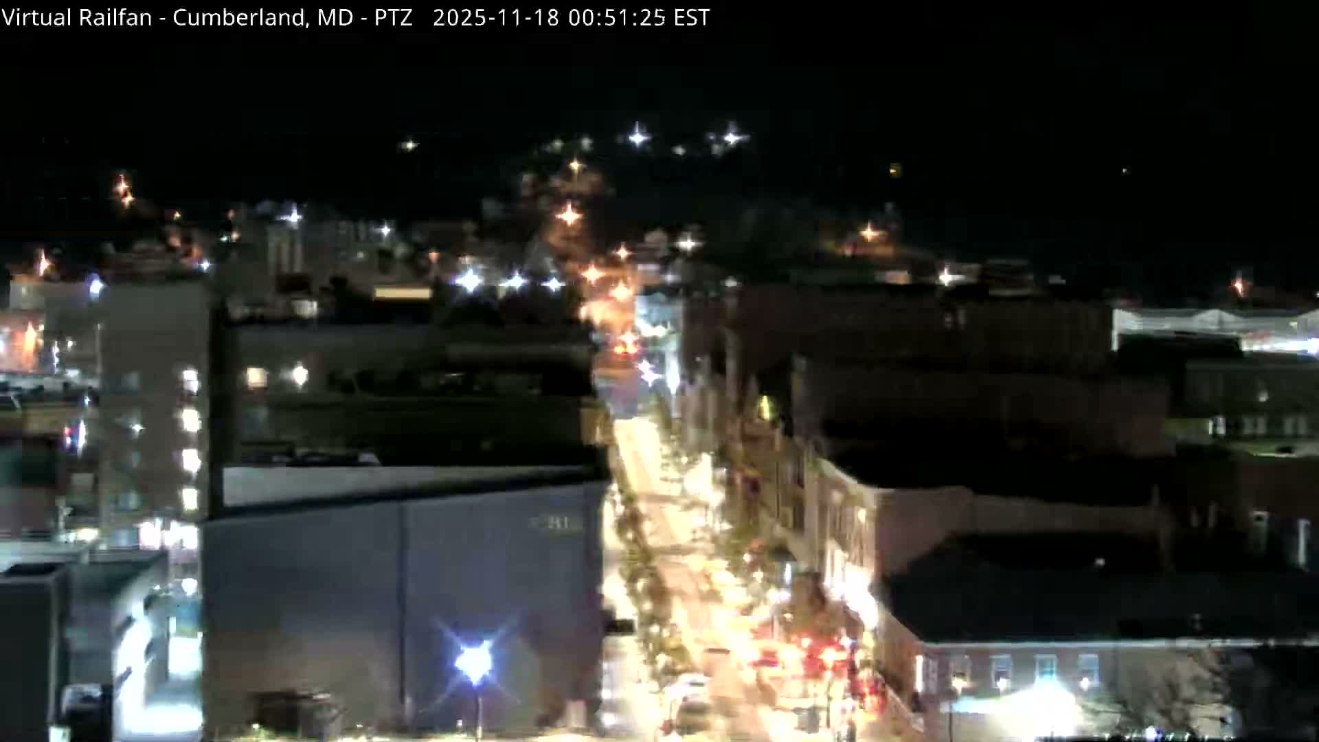 Cumberland City & , Cumberland Western Maryland Railway Station Live Cam - Cumberland, Allegany, Maryland, USA 