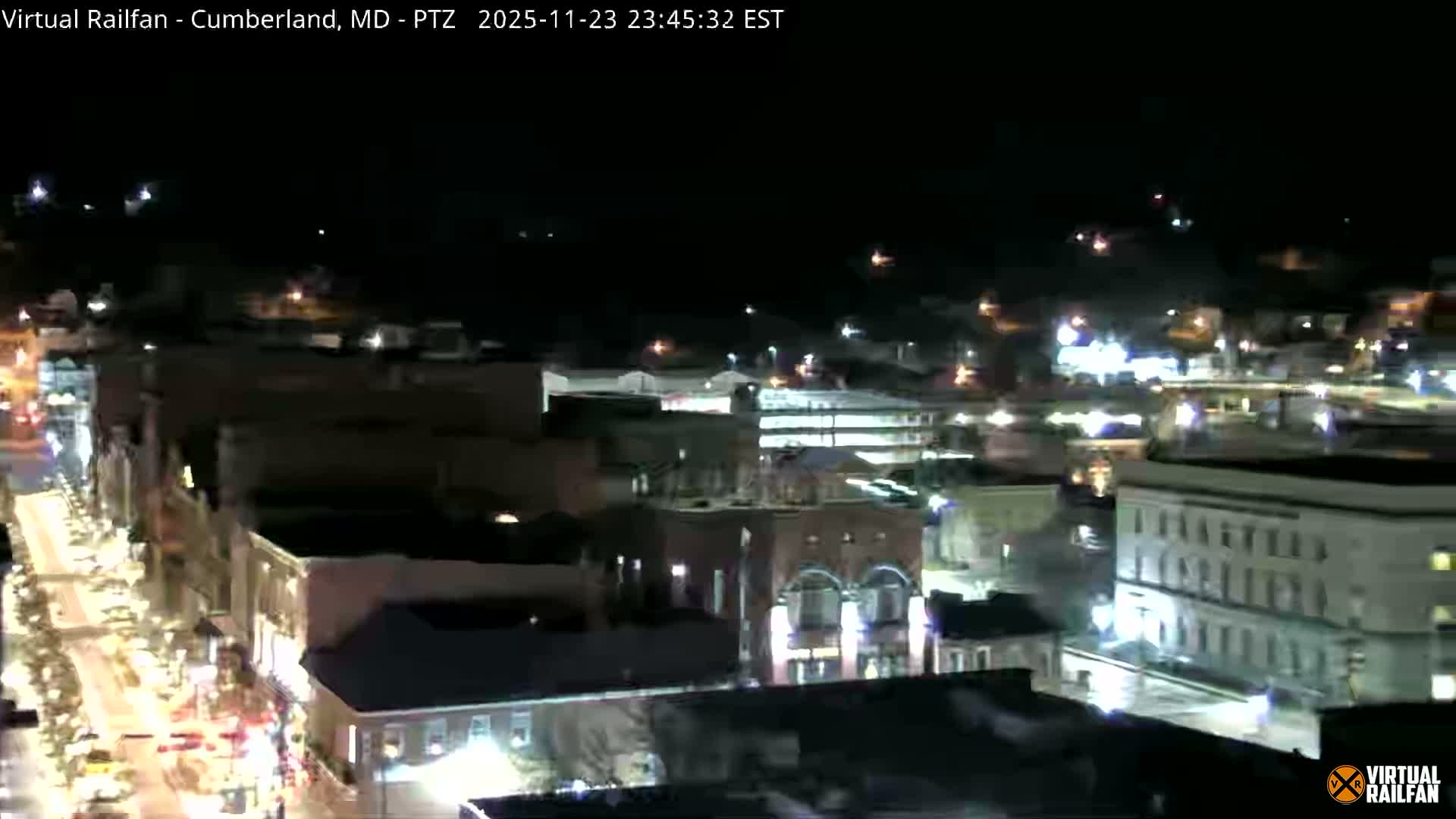 Cumberland City & , Cumberland Western Maryland Railway Station Live Cam - Cumberland, Allegany, Maryland, USA 